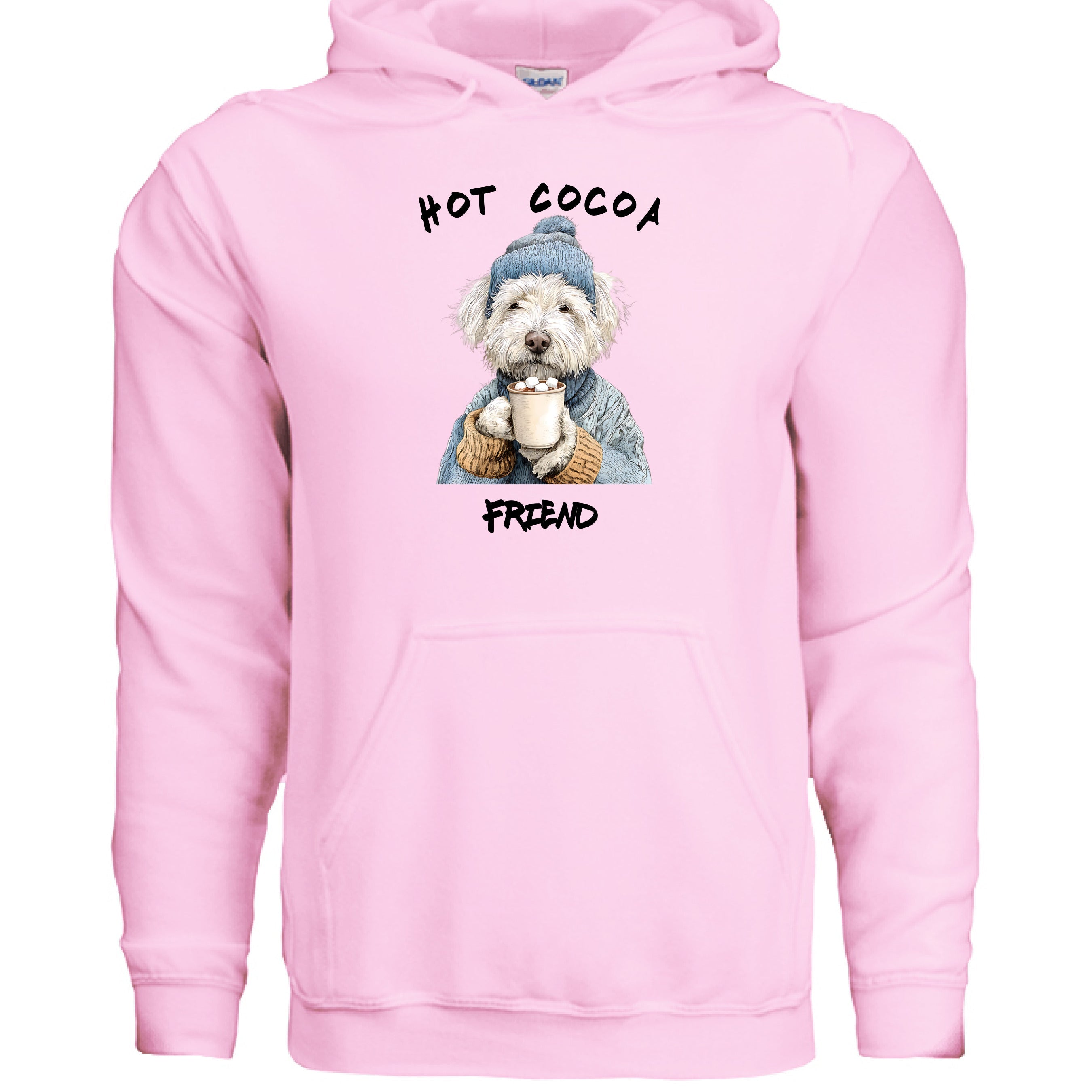 Hot Cocoa Hoodie - Cozy Winter Pet Lover Sweatshirt