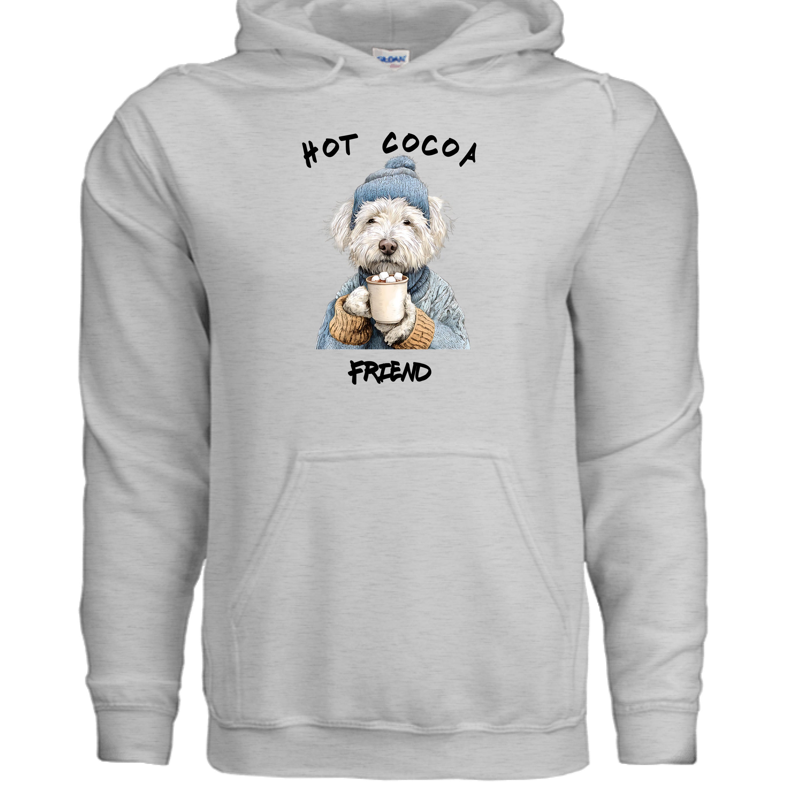 Hot Cocoa Hoodie - Cozy Winter Pet Lover Sweatshirt