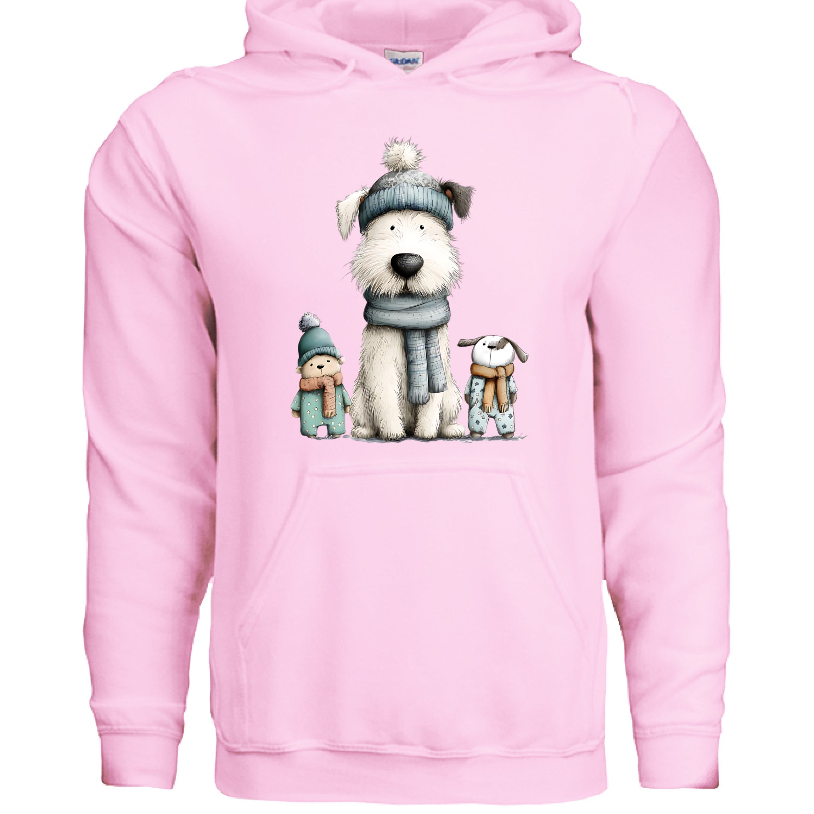 Whimsy Pup Hoodie - Playful Dog Lover Sweatshirt