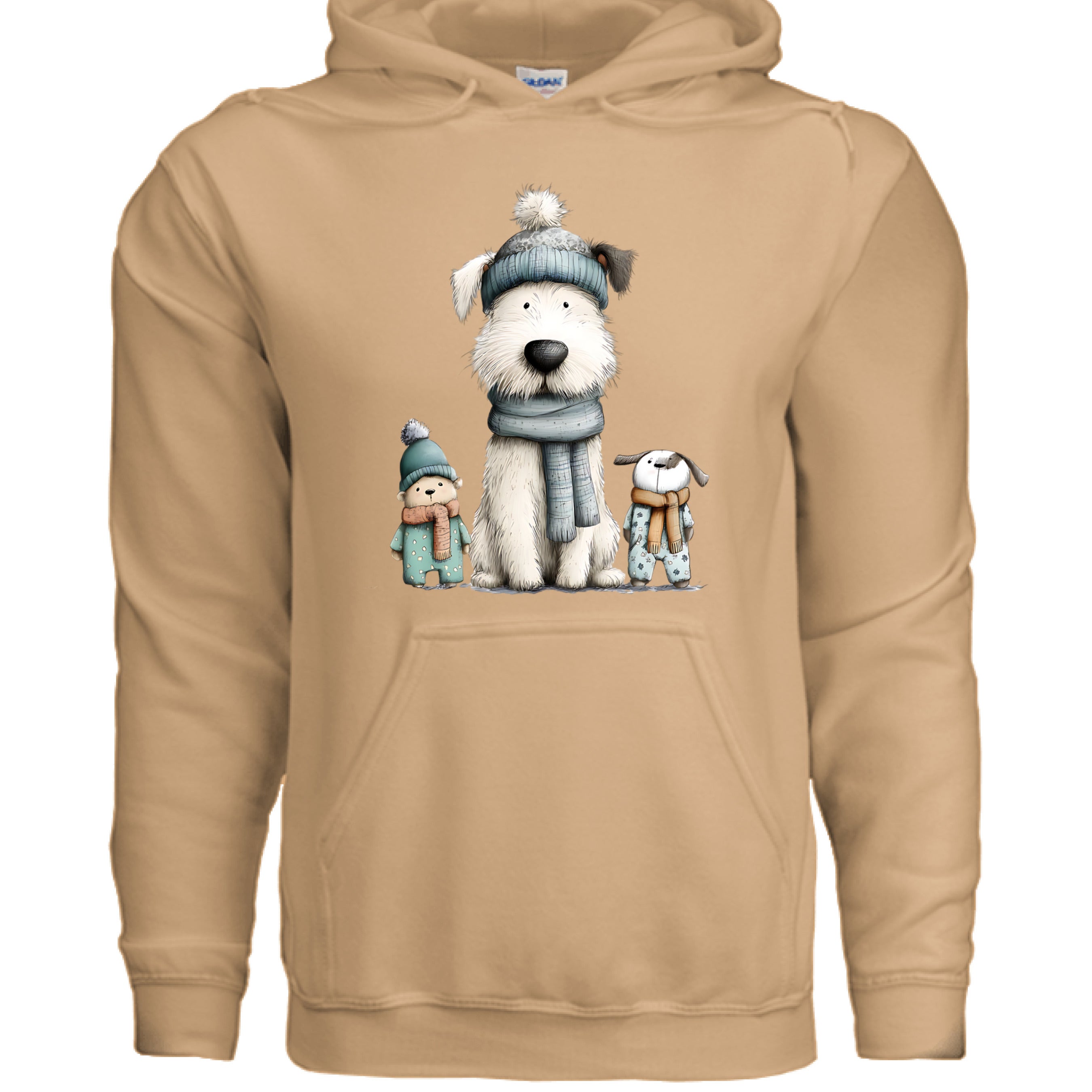 Whimsy Pup Hoodie - Playful Dog Lover Sweatshirt