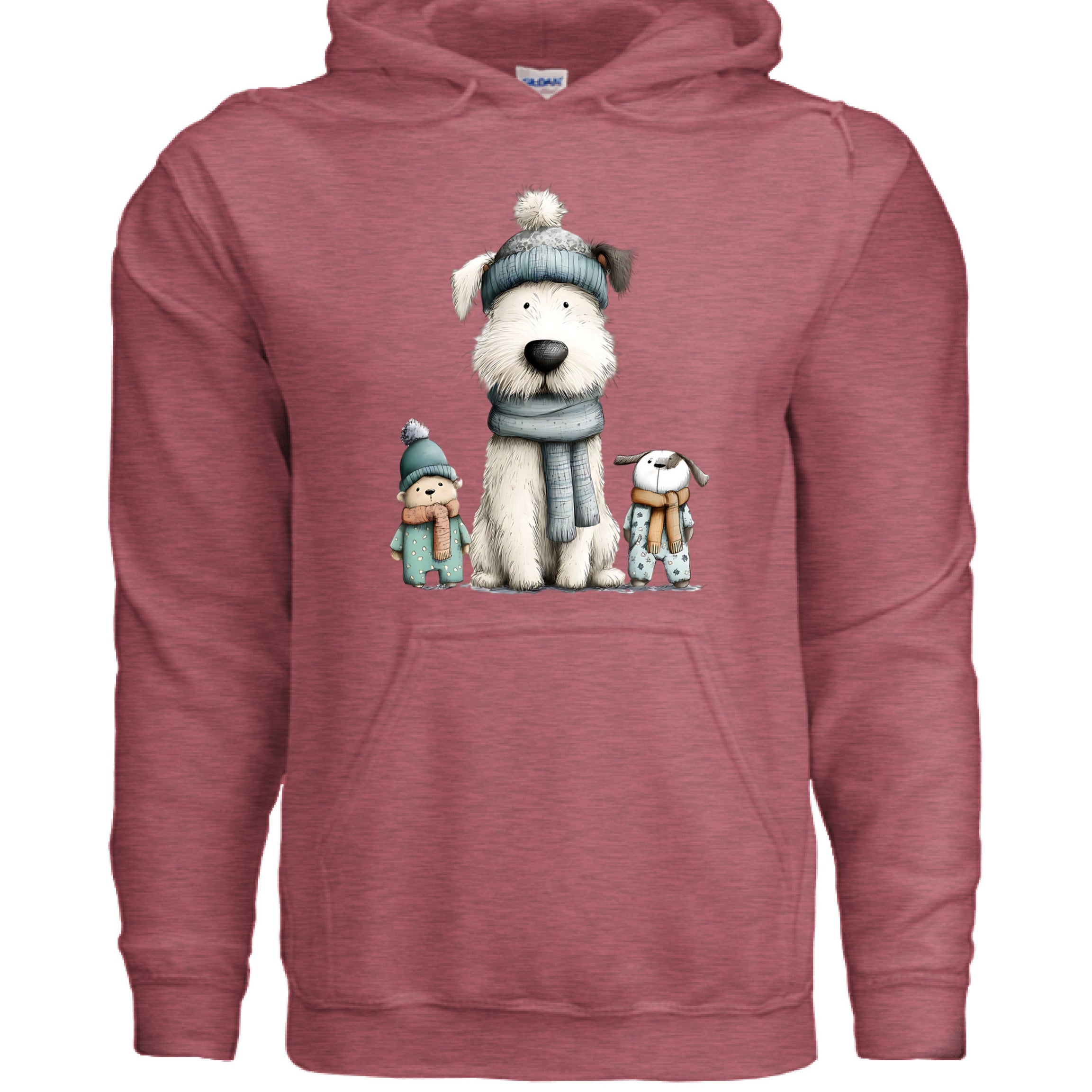 Whimsy Pup Hoodie - Playful Dog Lover Sweatshirt