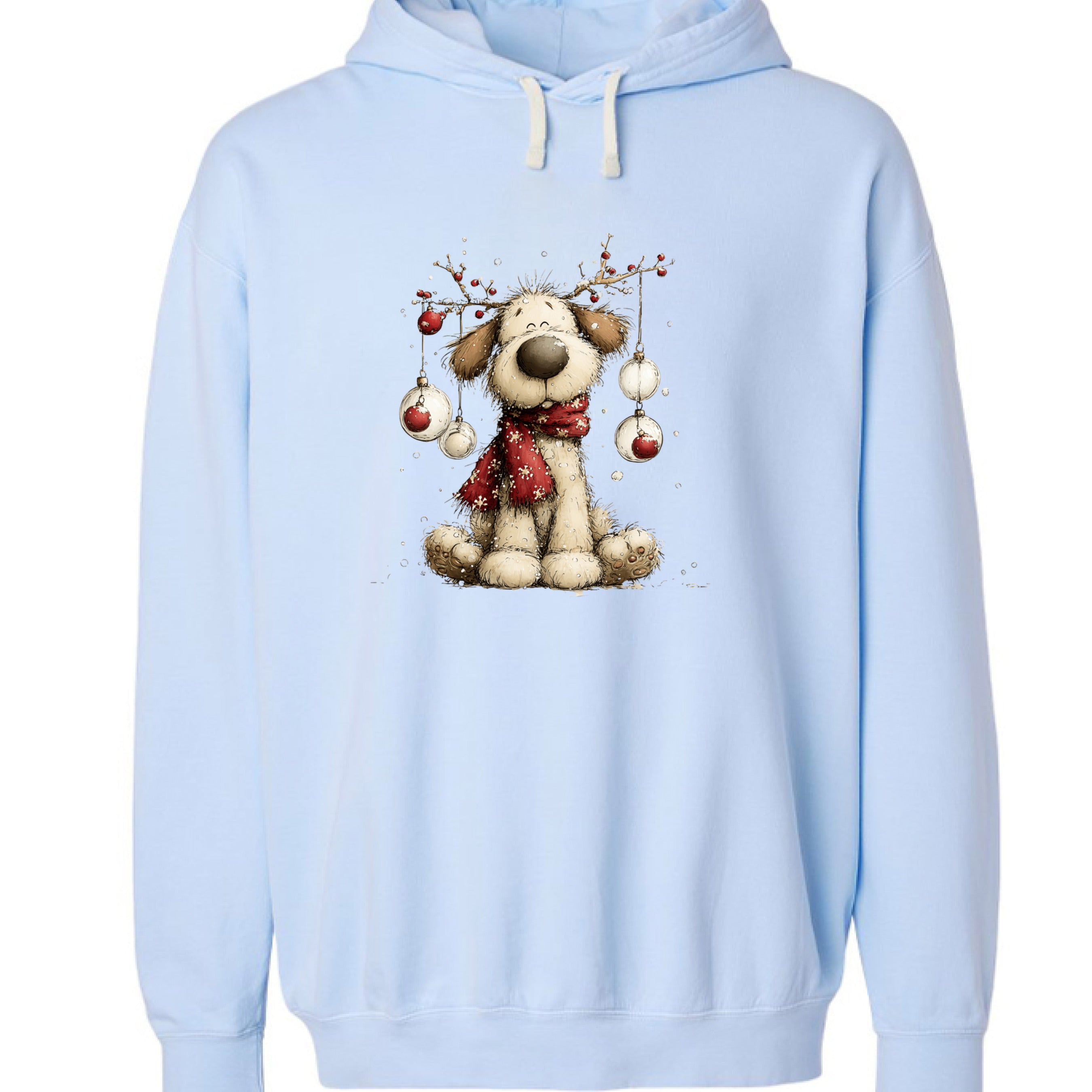Decorated Whimsy Pup - Comfort Colors Dog Lover Sweatshirt
