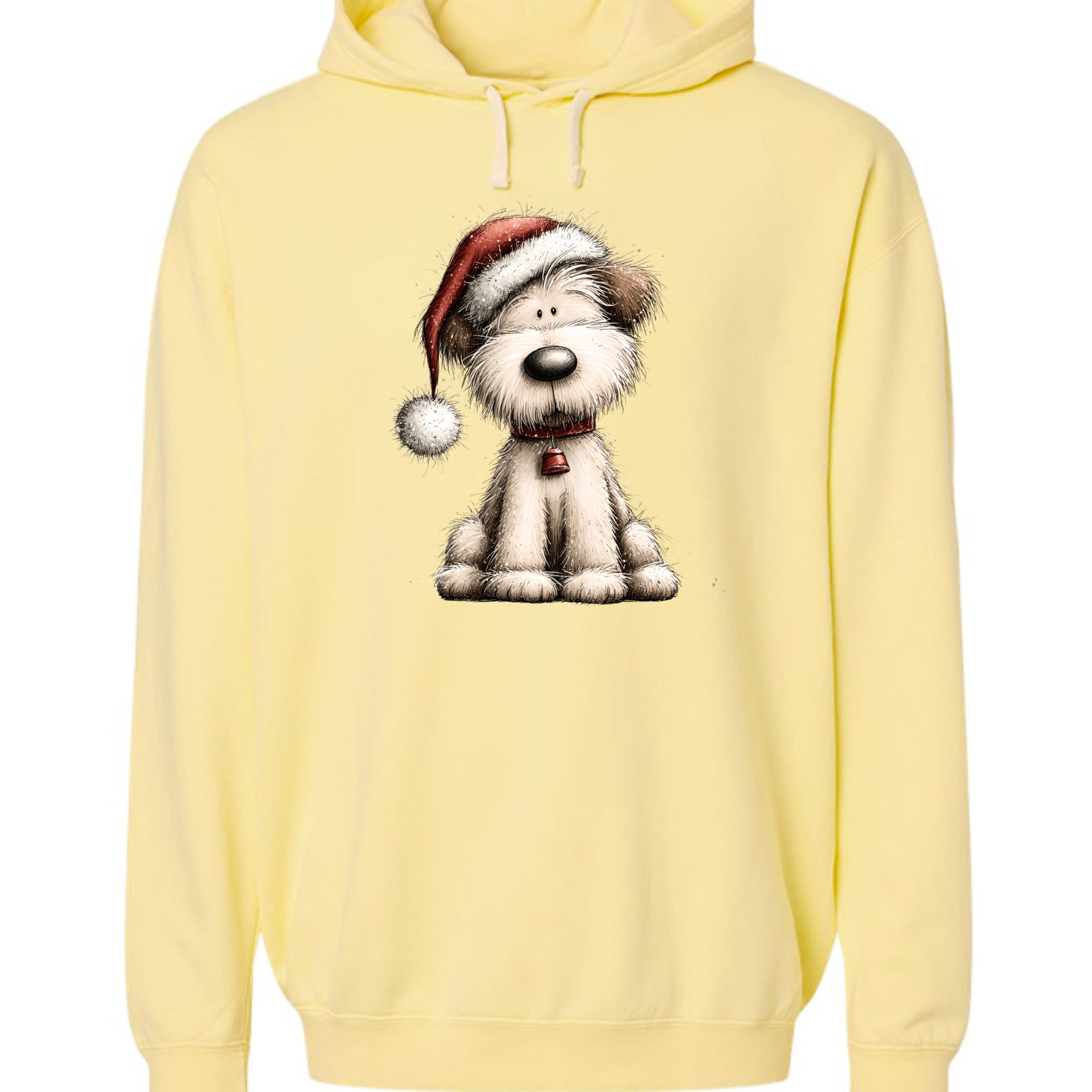 Whimsy Santa Hat - Comfort Colors Holiday Sweatshirt