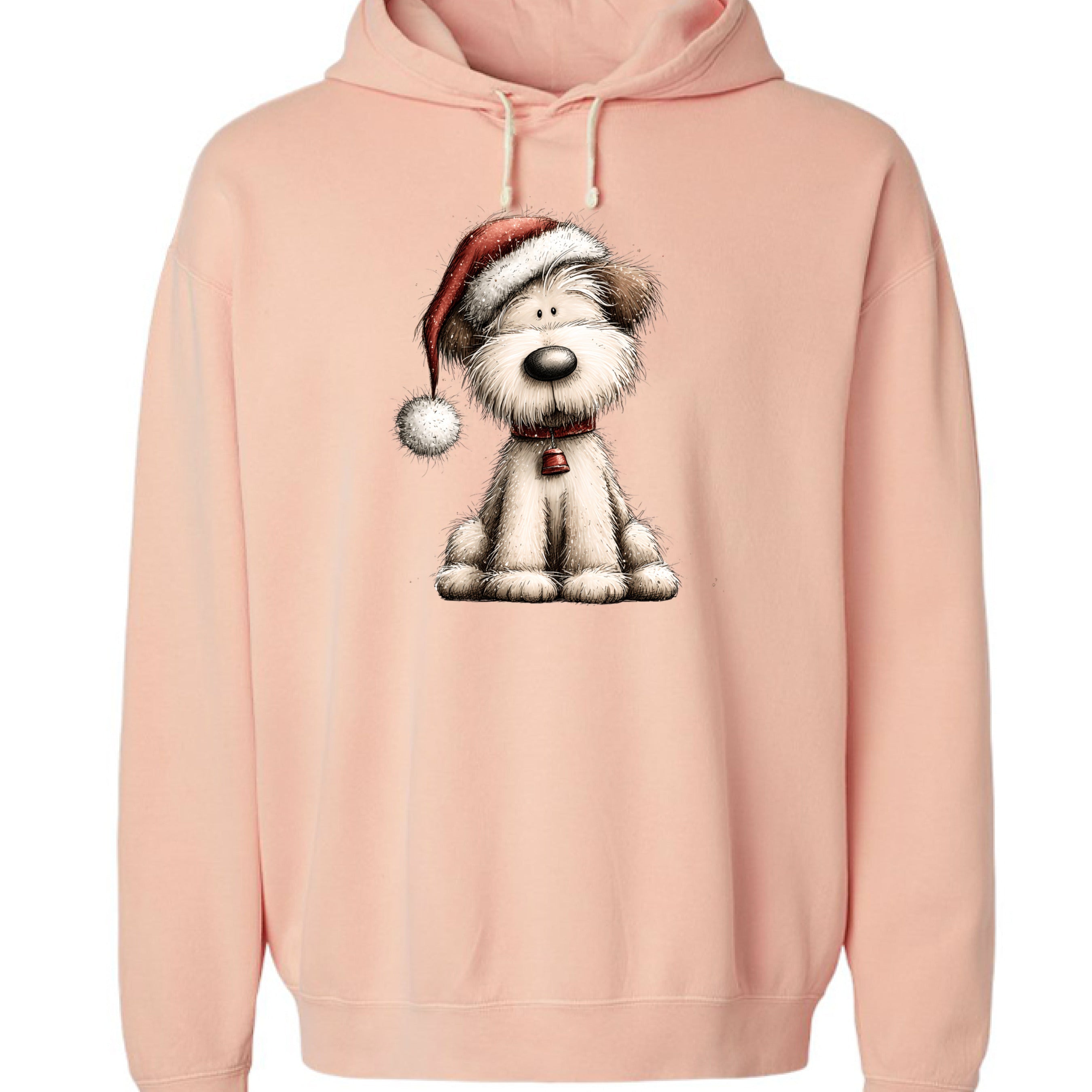 Whimsy Santa Hat - Comfort Colors Holiday Sweatshirt