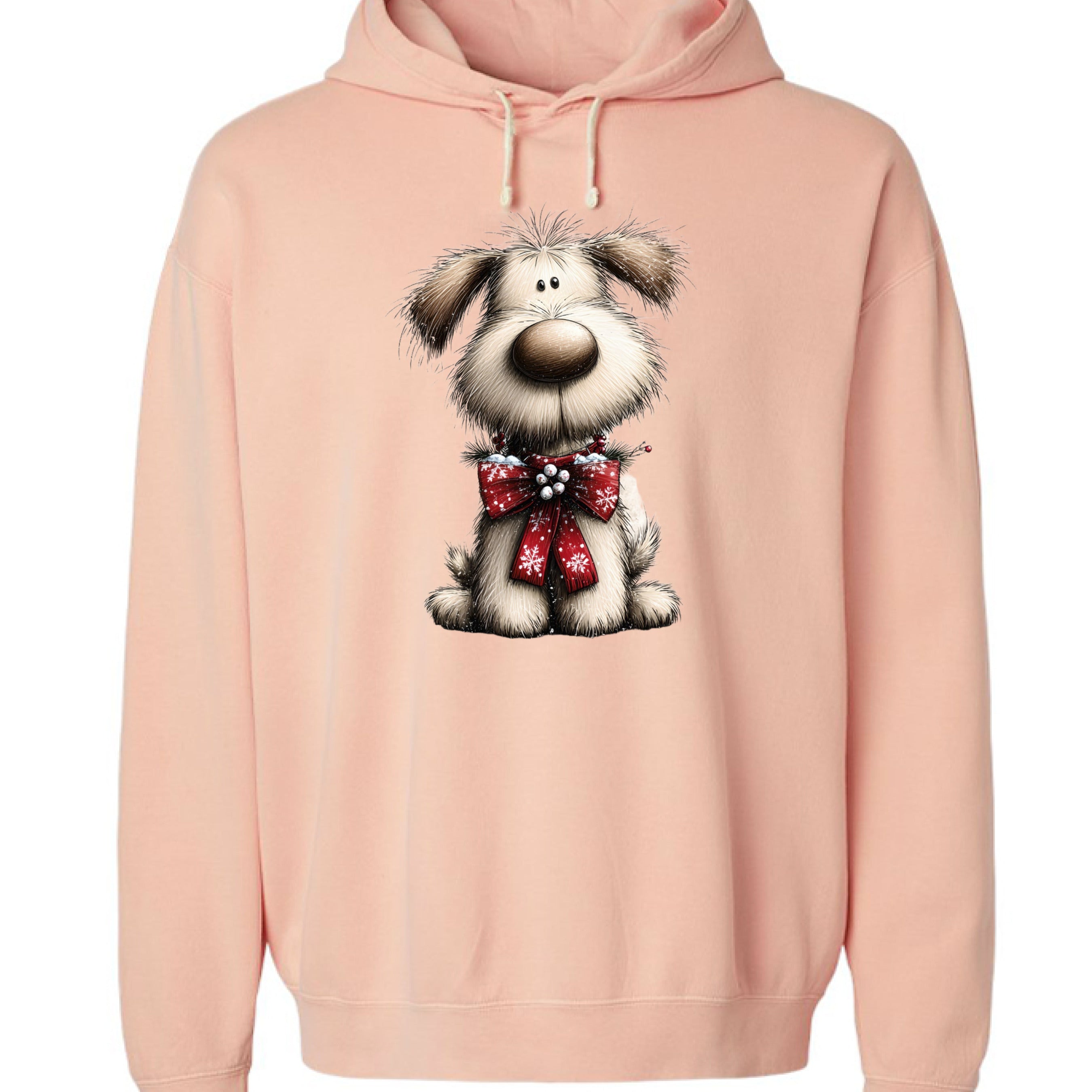 Comfort Colors Whimsy Ribbon Pup Hoodie