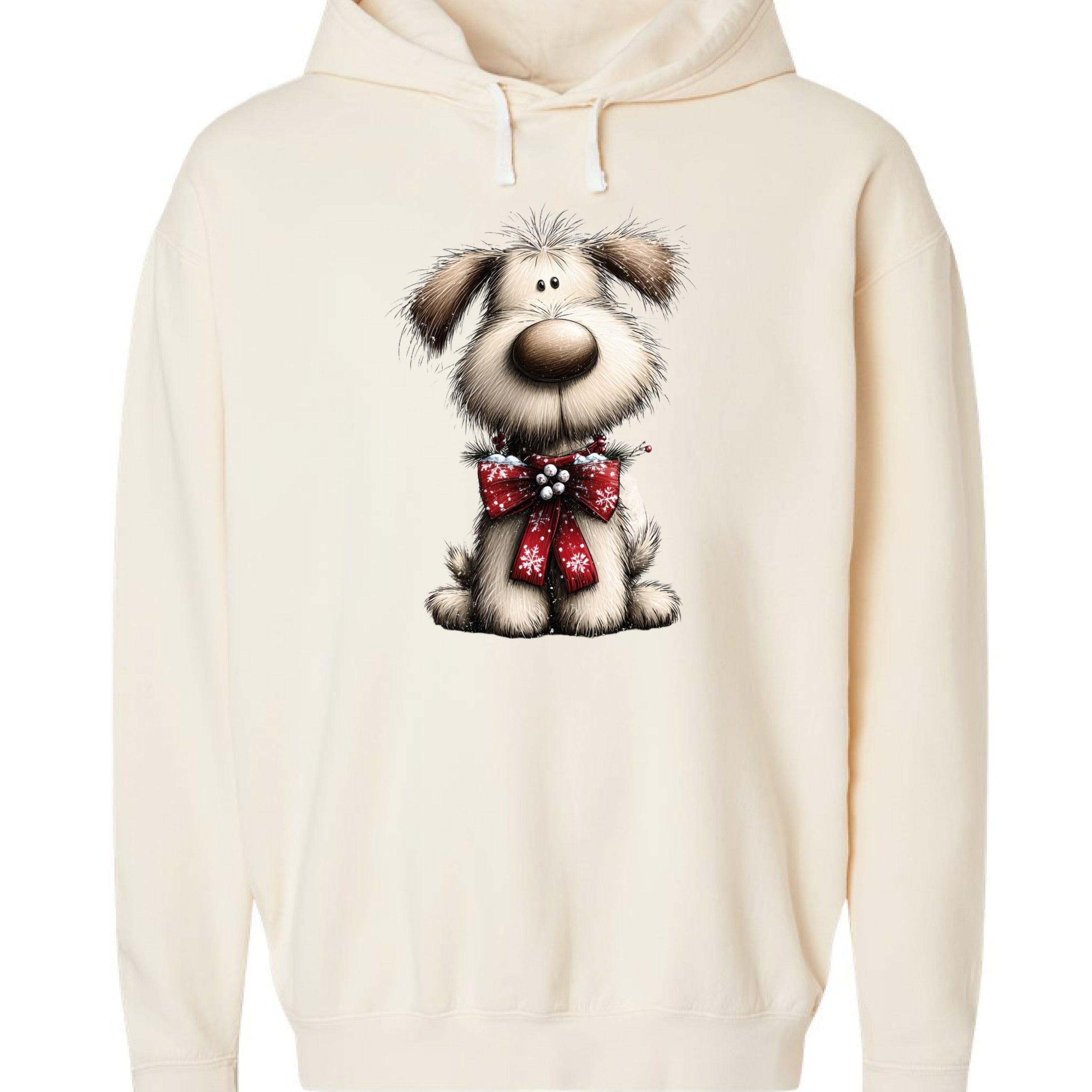 Comfort Colors Whimsy Ribbon Pup Hoodie