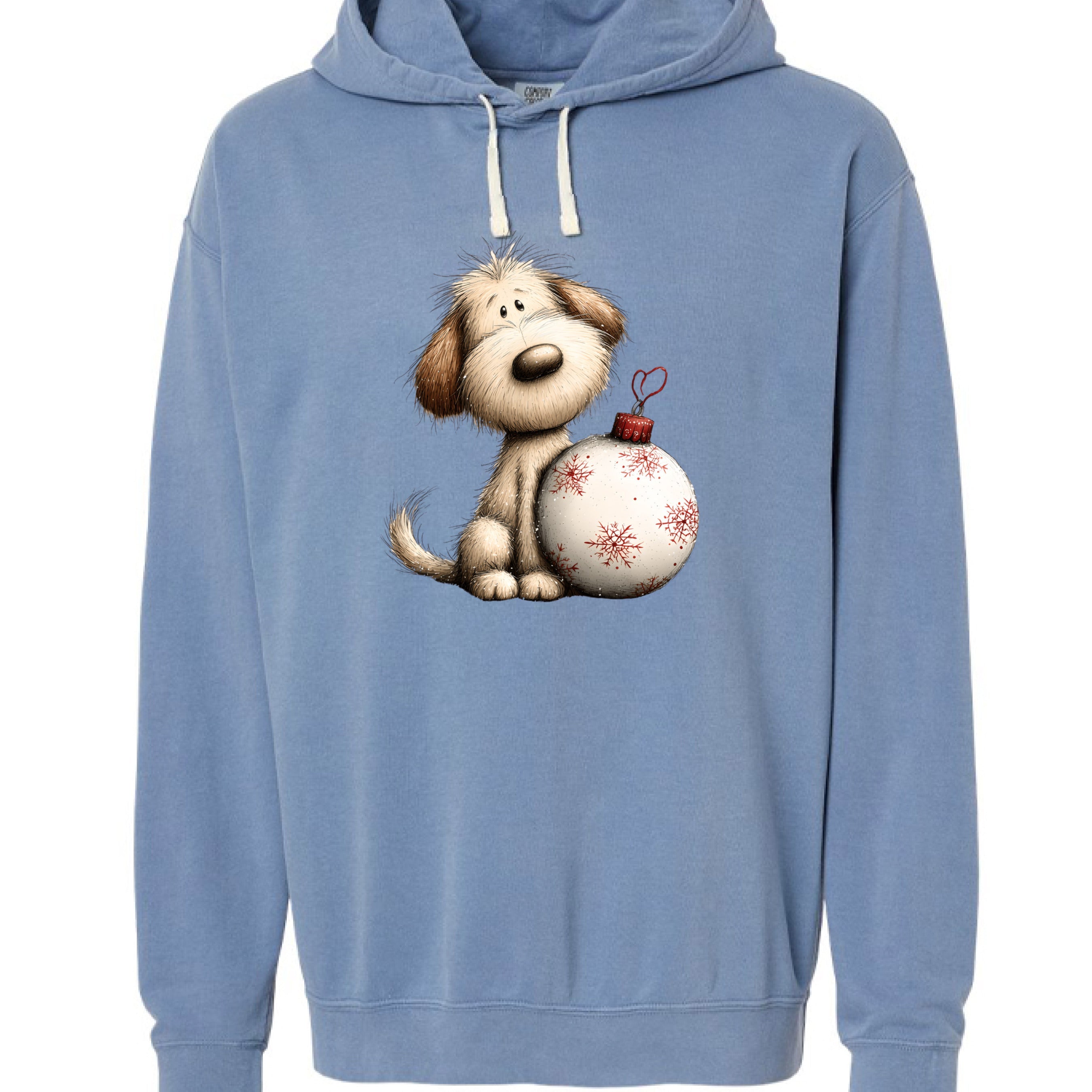 Comfort Colors Whimsy Ornament Pup Hoodie