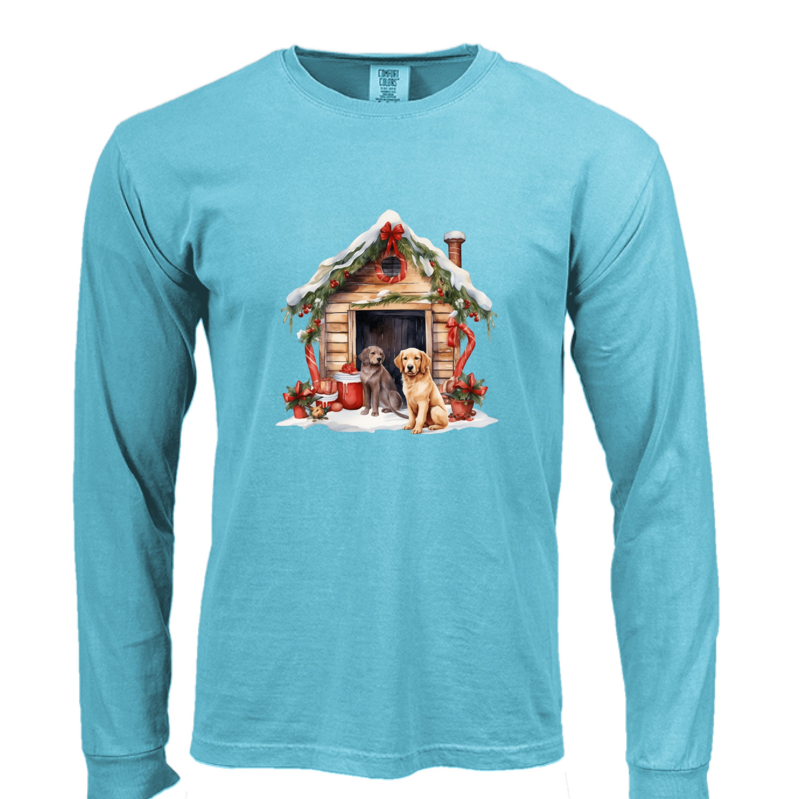 Comfort Colors Dog House Long Sleeve Shirt - Unisex Cotton
