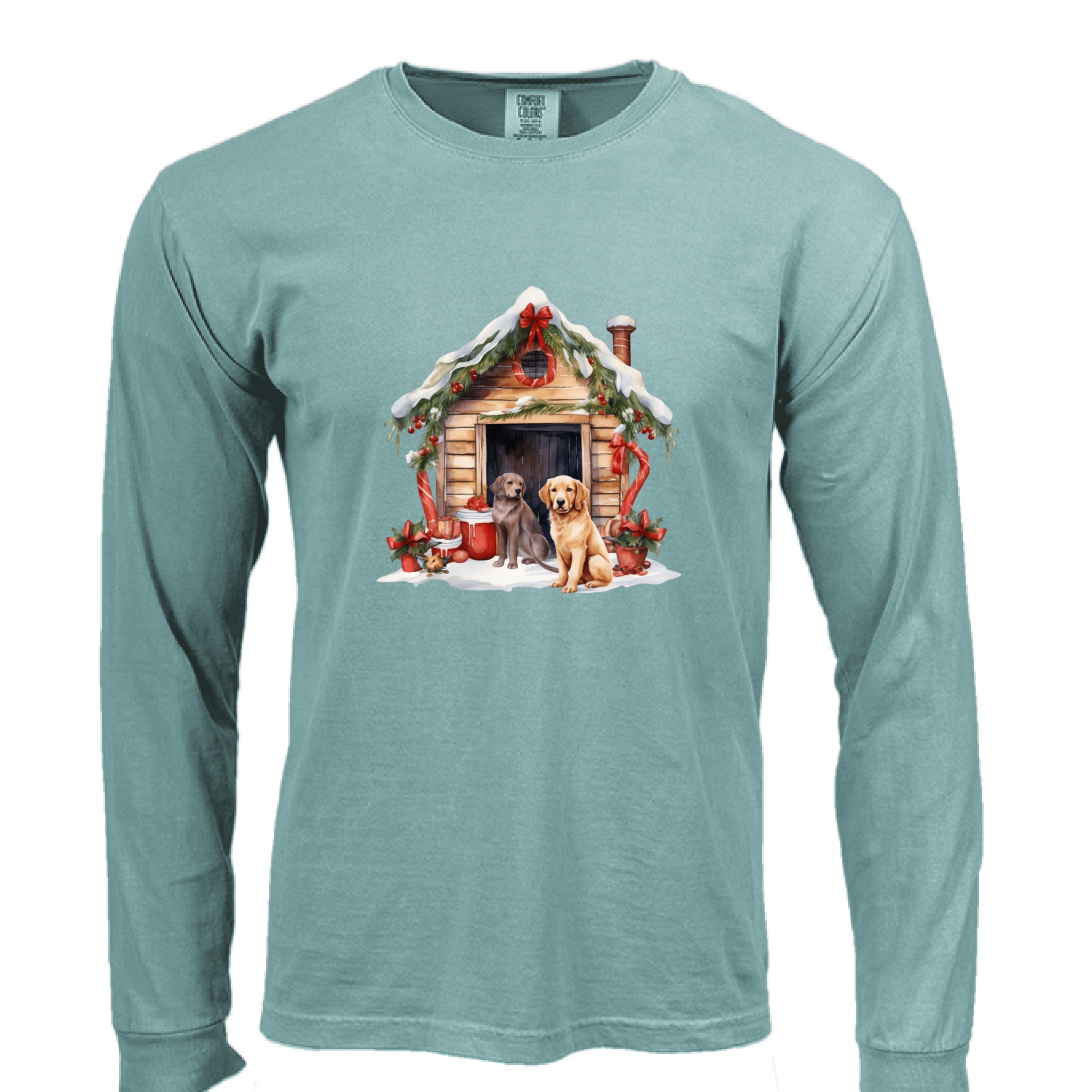 Comfort Colors Dog House Long Sleeve Shirt - Unisex Cotton