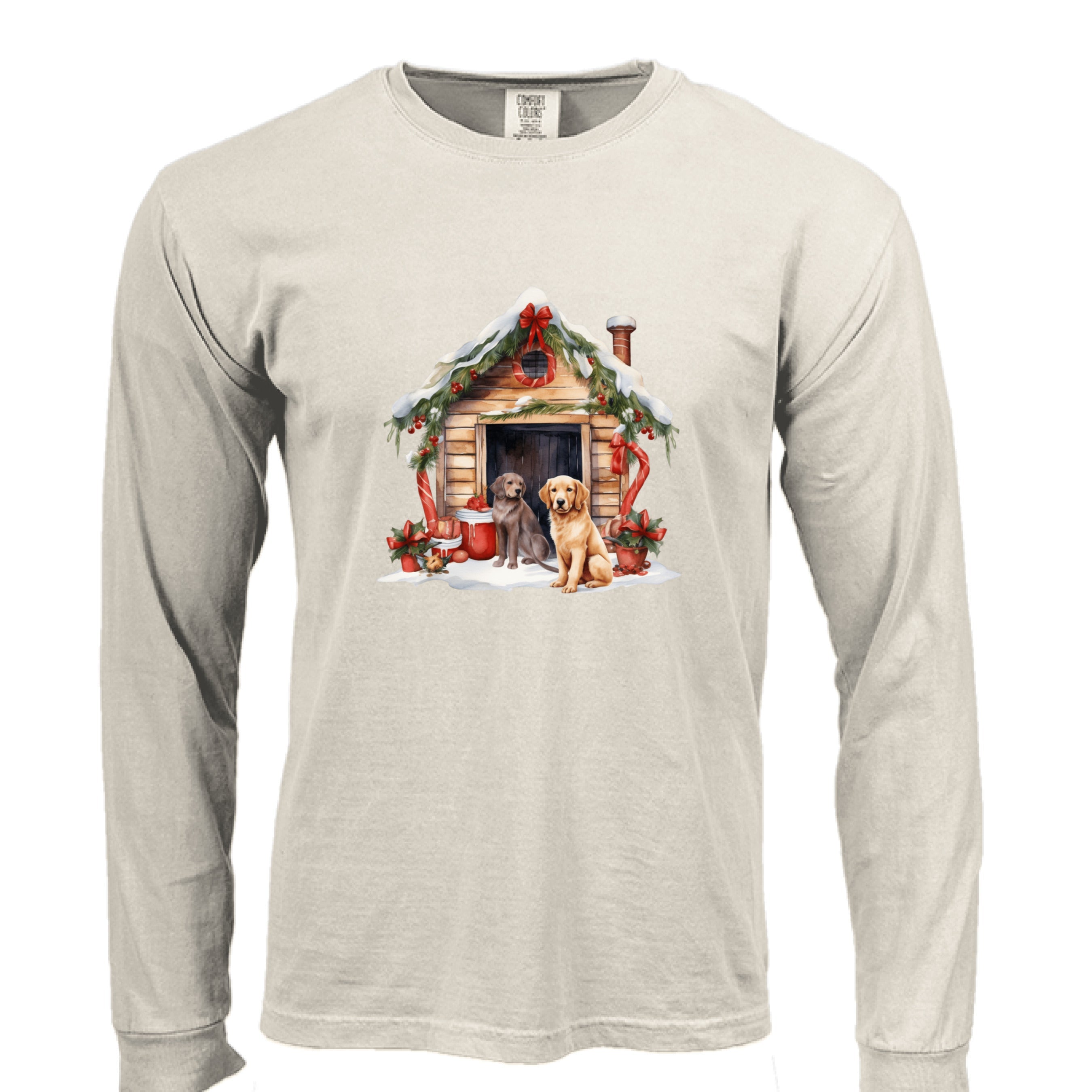 Comfort Colors Dog House Long Sleeve Shirt - Unisex Cotton