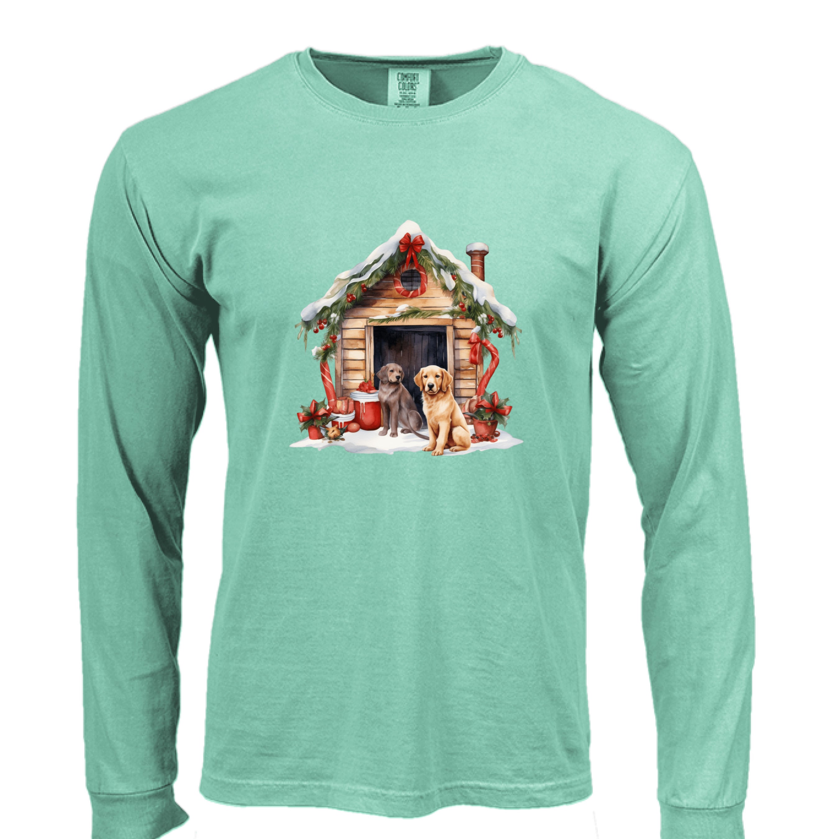 Comfort Colors Dog House Long Sleeve Shirt - Unisex Cotton