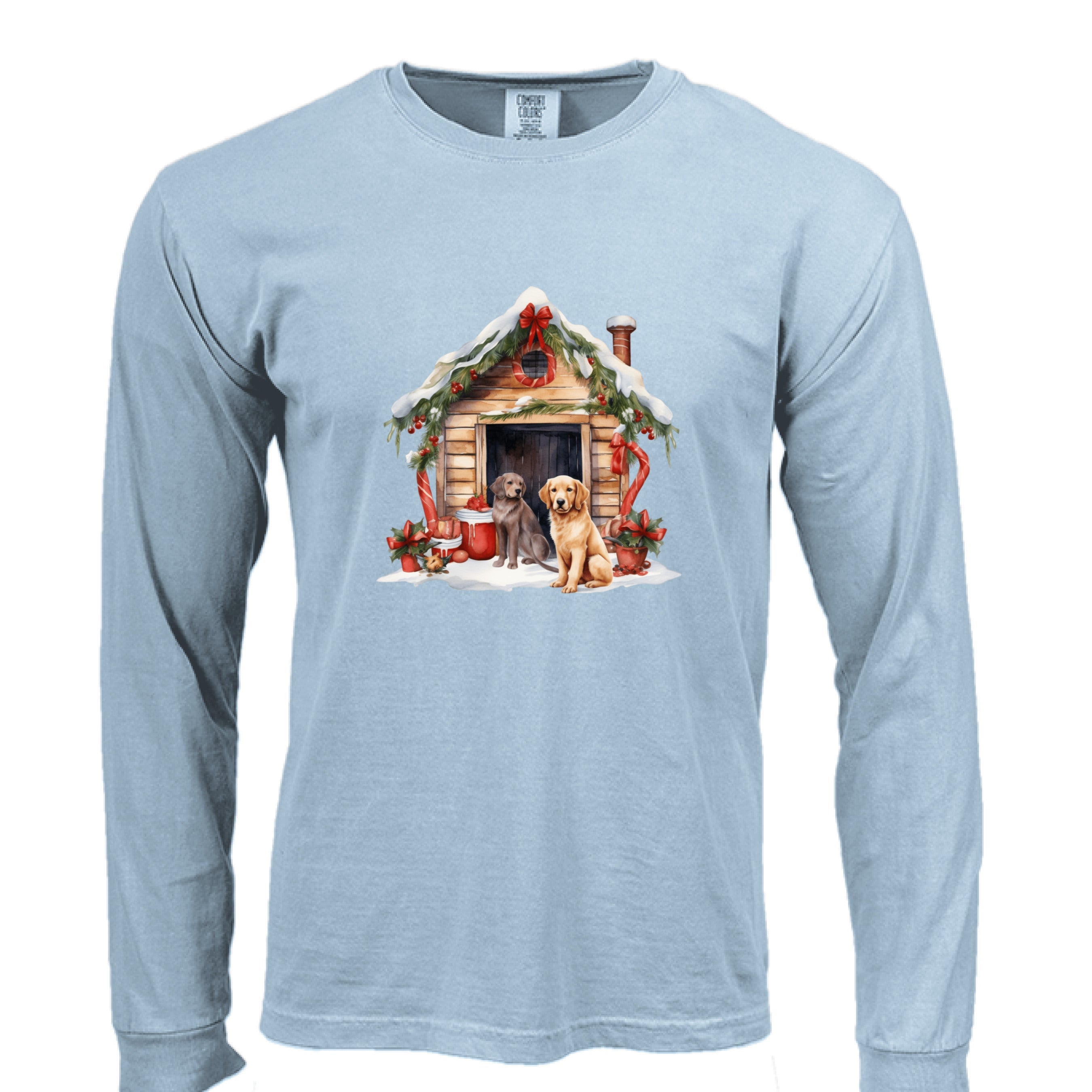 Comfort Colors Dog House Long Sleeve Shirt - Unisex Cotton