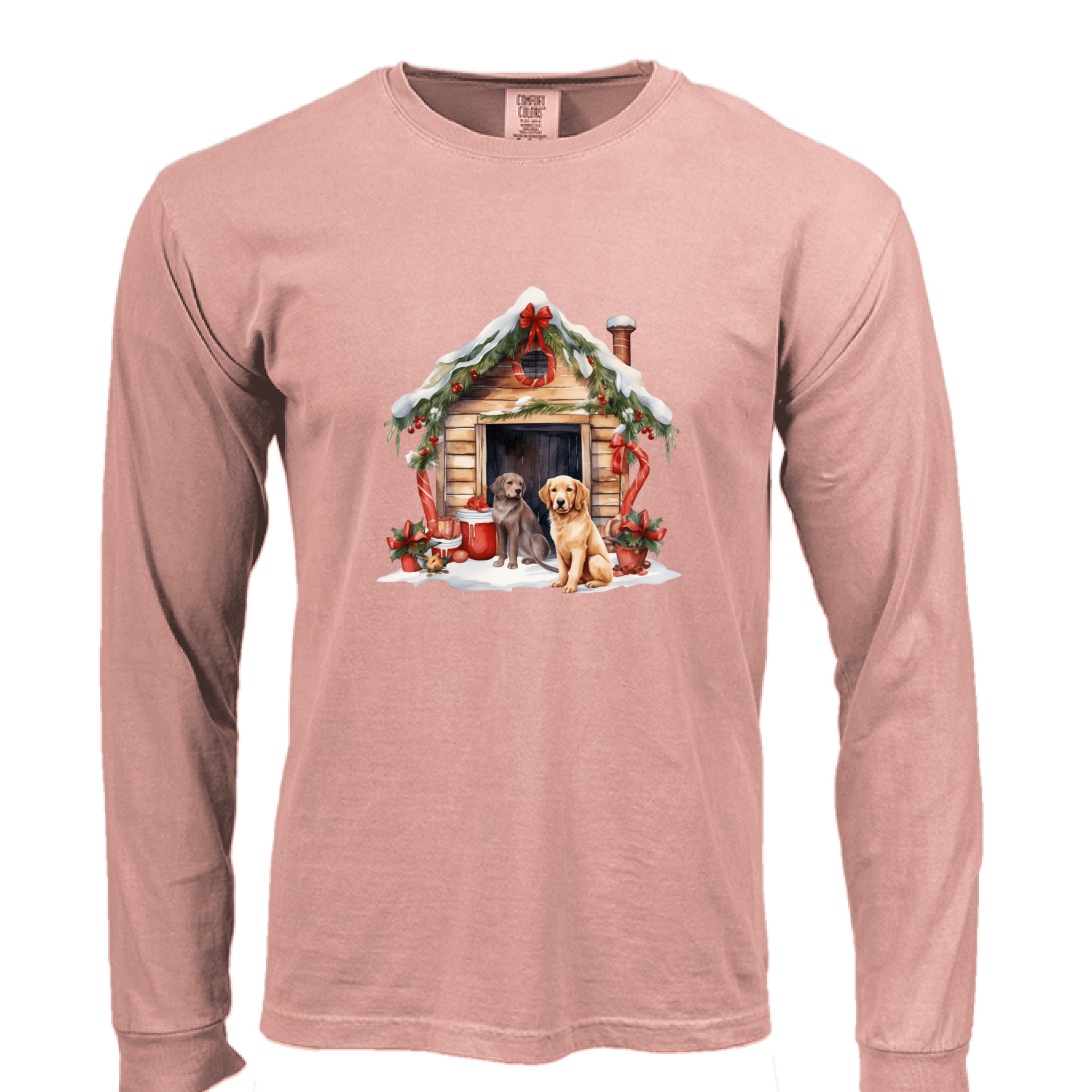 Comfort Colors Dog House Long Sleeve Shirt - Unisex Cotton