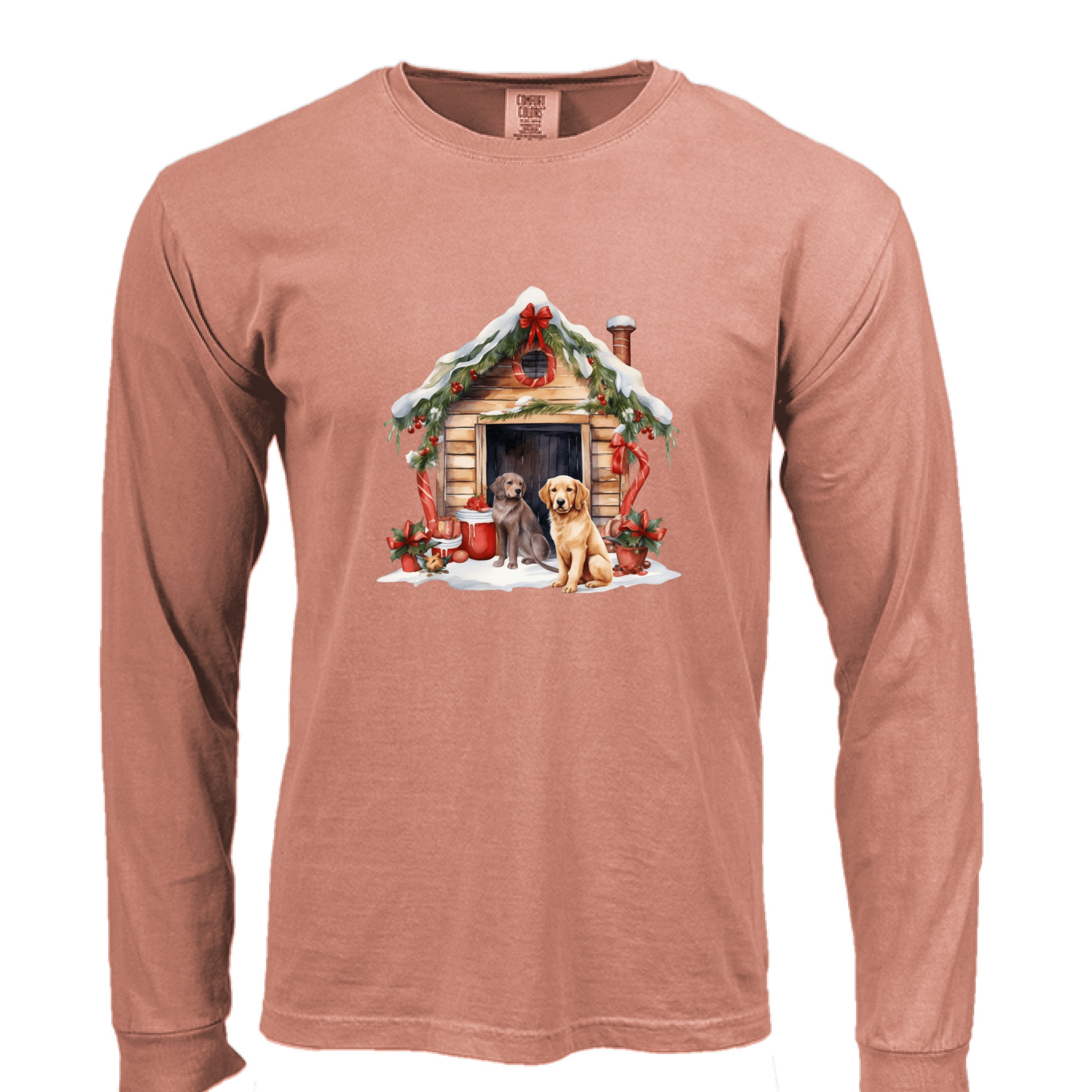 Comfort Colors Dog House Long Sleeve Shirt - Unisex Cotton