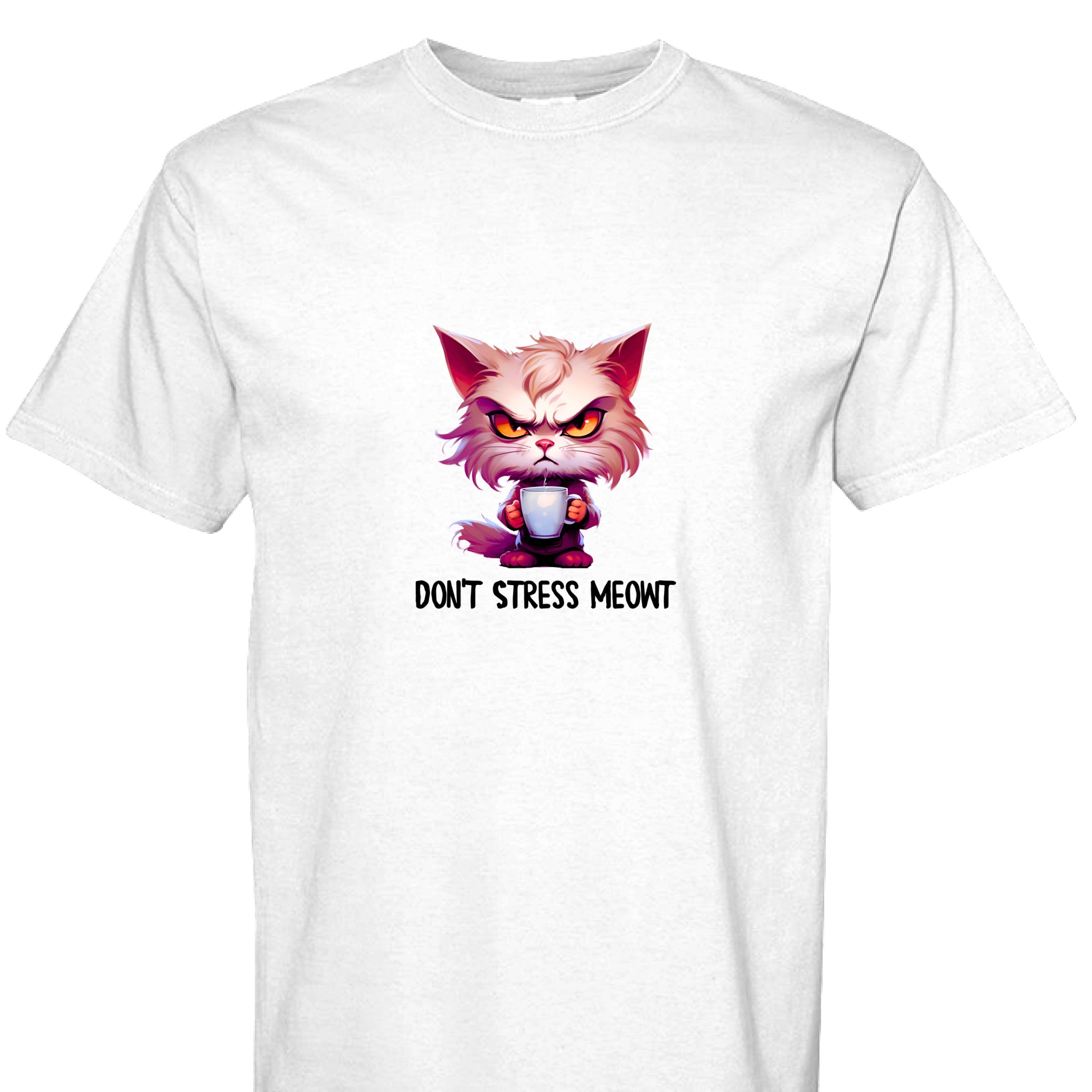 Cat T-Shirt - Stress Meowt Comfort Colors Tee