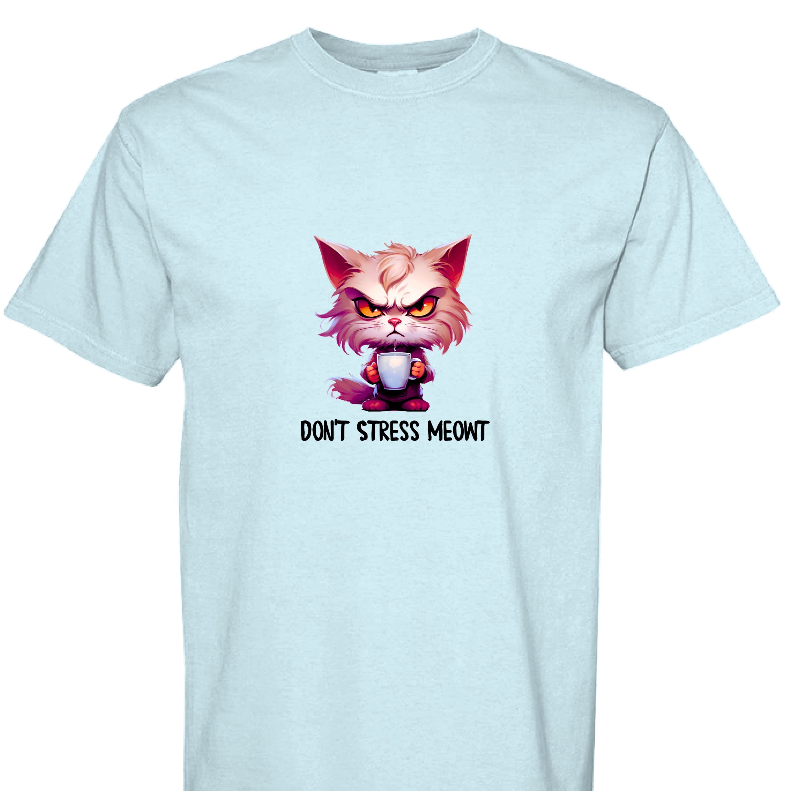 Cat T-Shirt - Stress Meowt Comfort Colors Tee