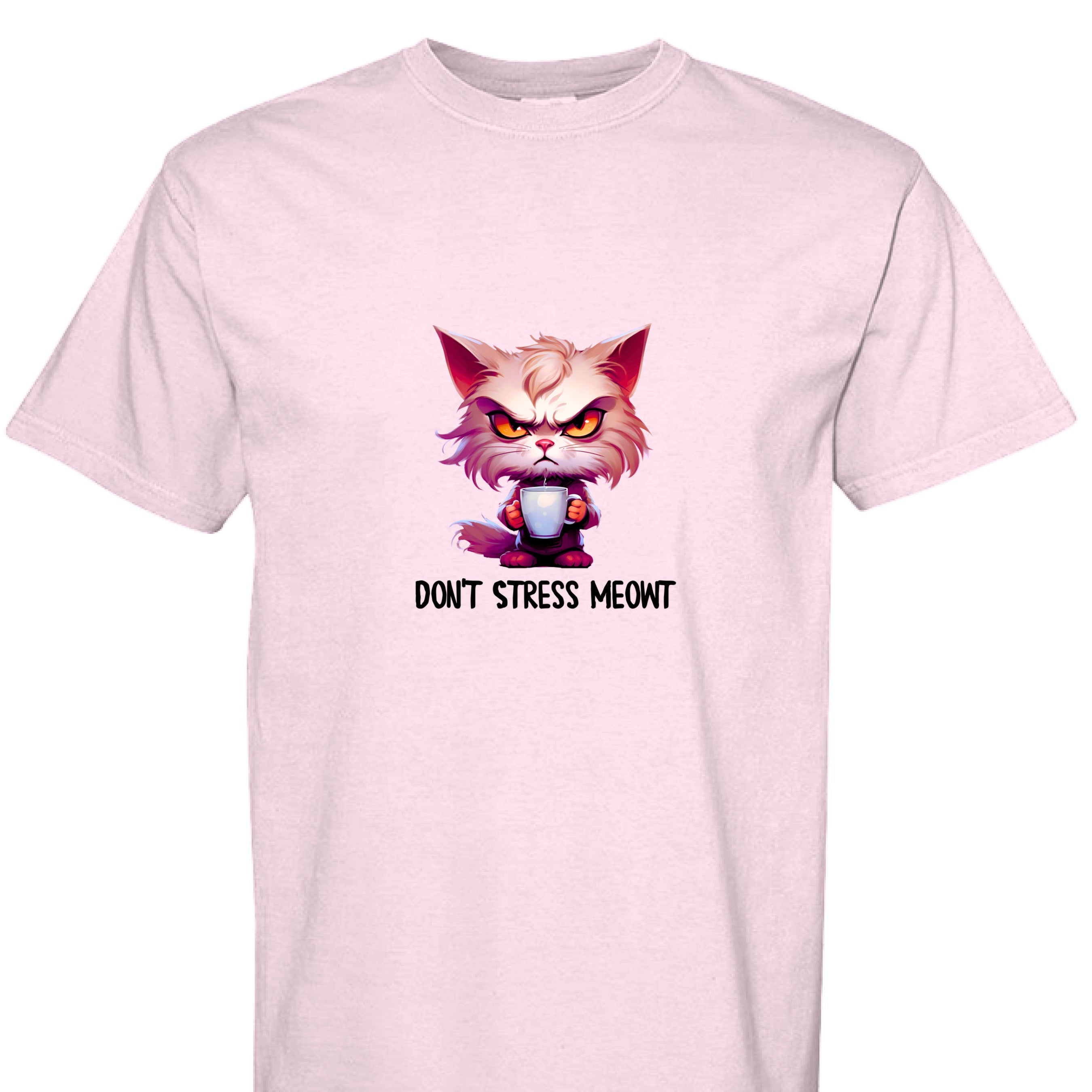 Cat T-Shirt - Stress Meowt Comfort Colors Tee