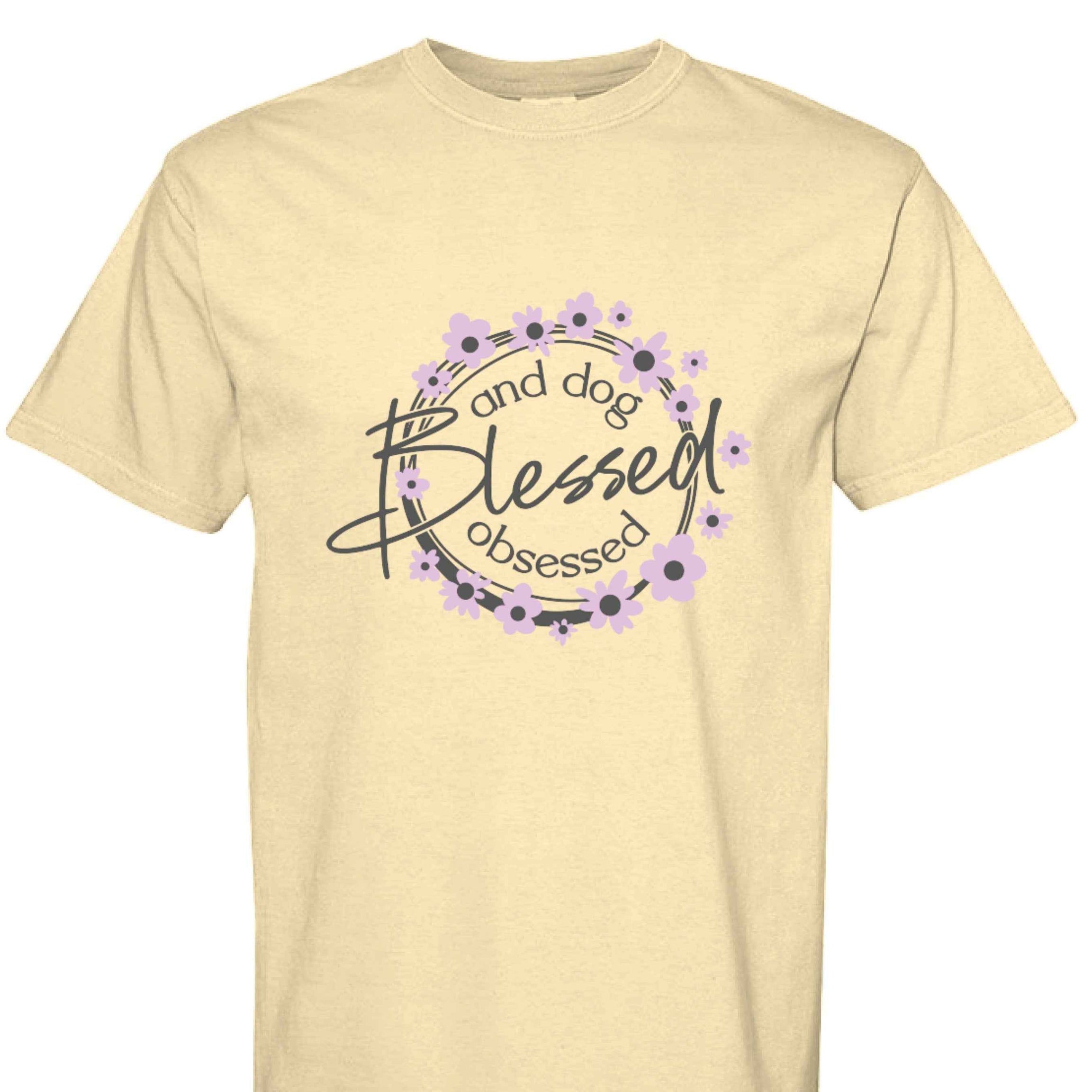 Comfort Colors T-Shirt - Blessed Dog Obsessed