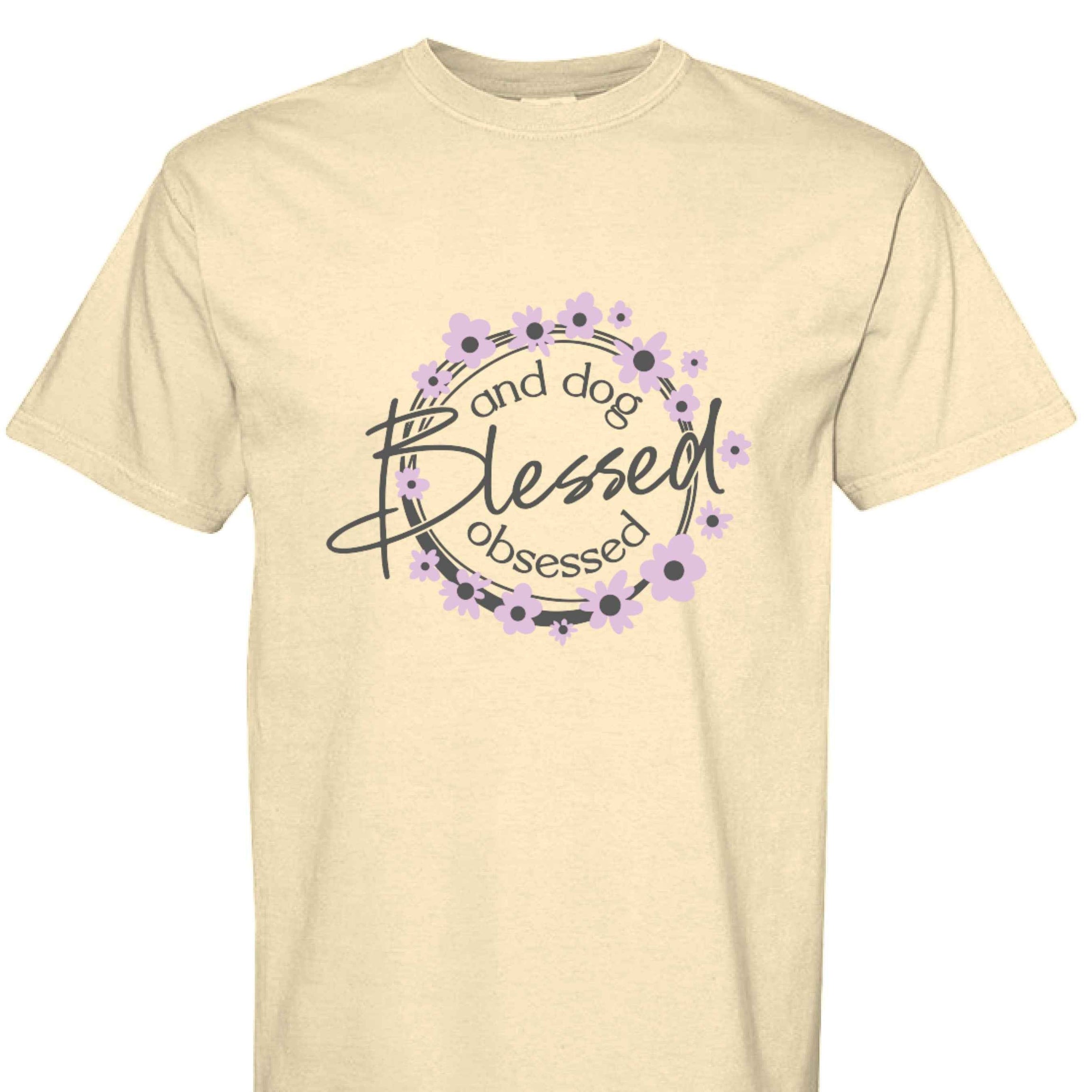Comfort Colors T-Shirt - Blessed Dog Obsessed