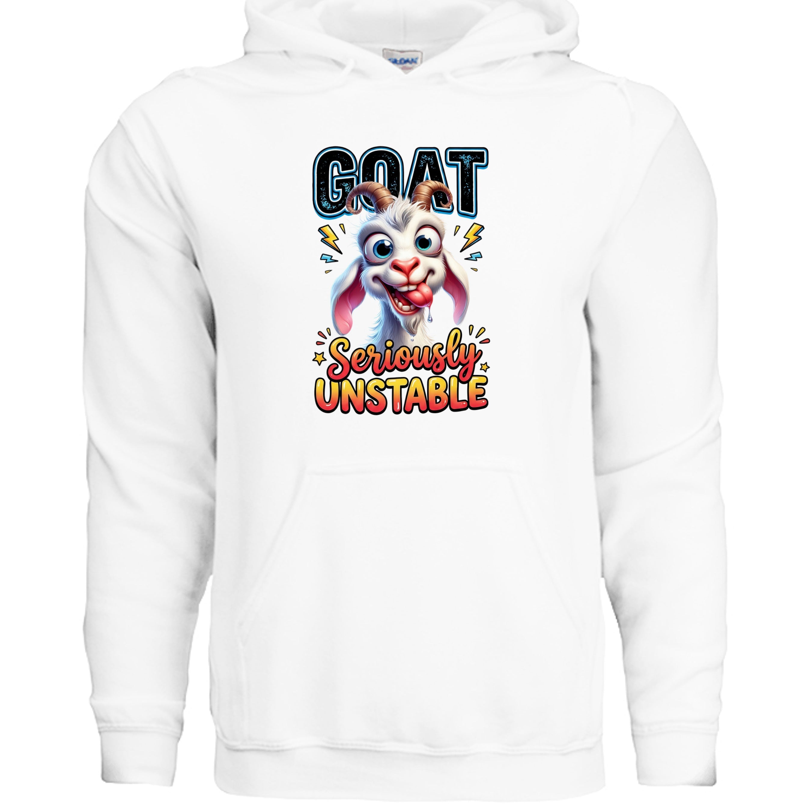 Seriously Unstable Goat Hoodie - Funny Animal Lover Gift