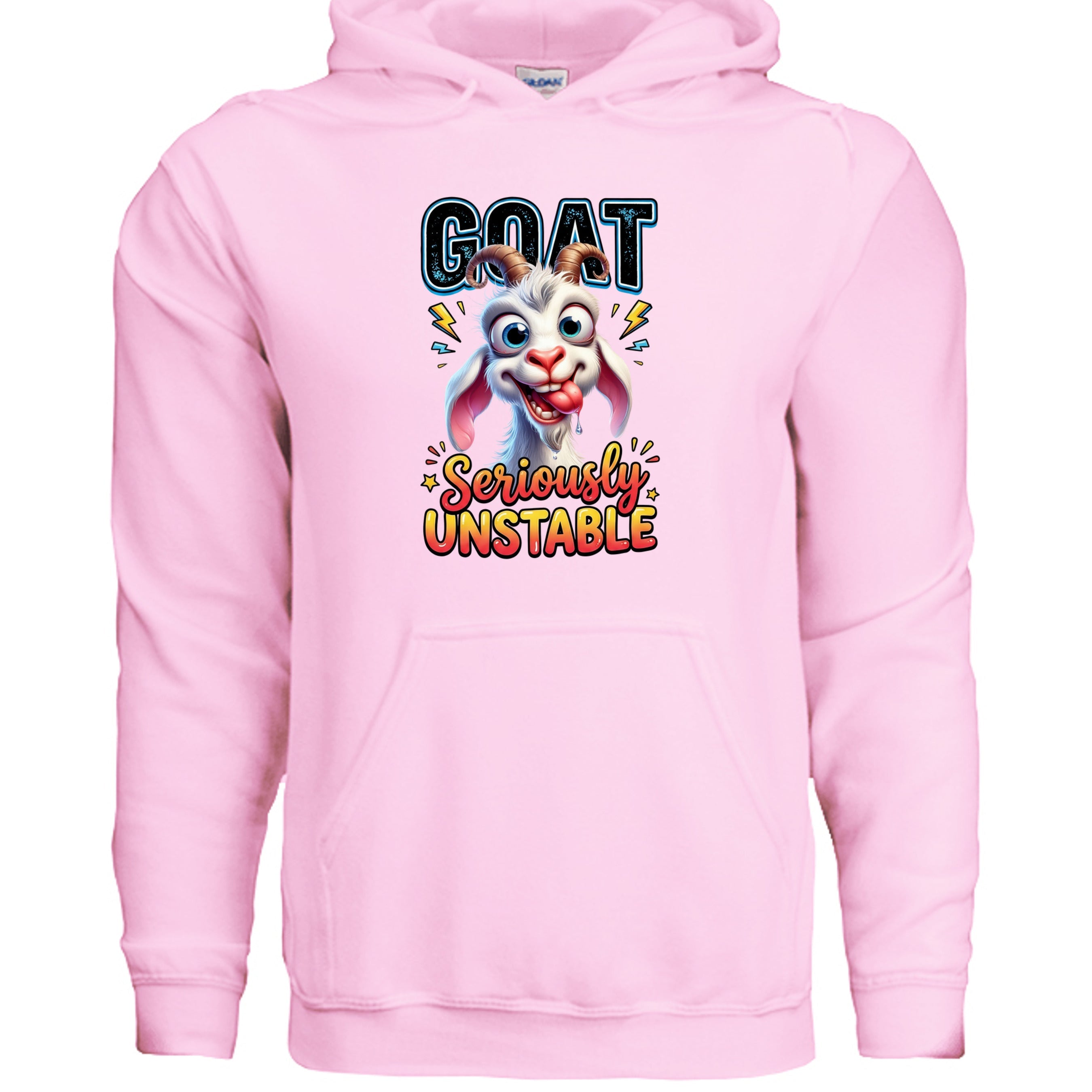 Seriously Unstable Goat Hoodie - Funny Animal Lover Gift