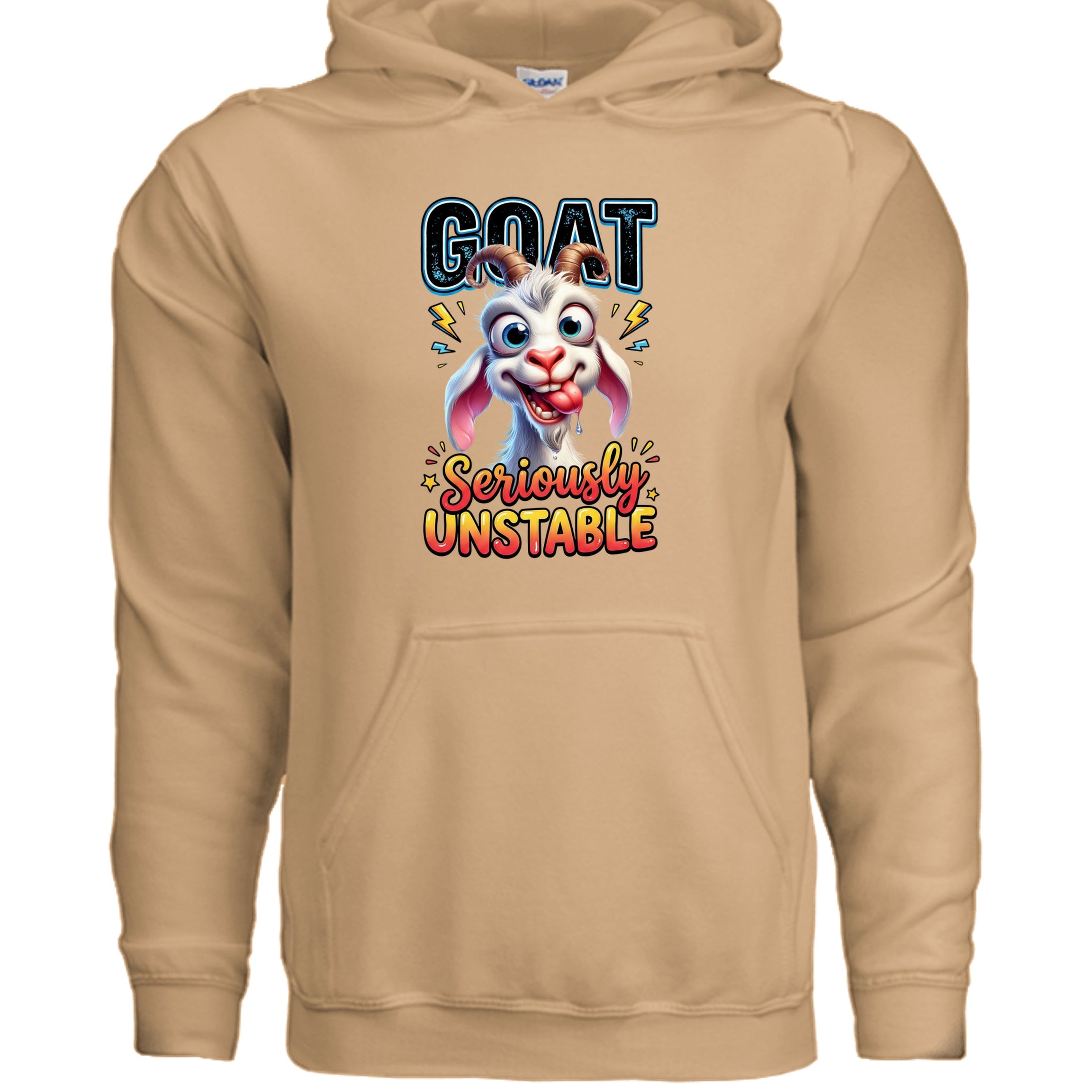 Seriously Unstable Goat Hoodie - Funny Animal Lover Gift