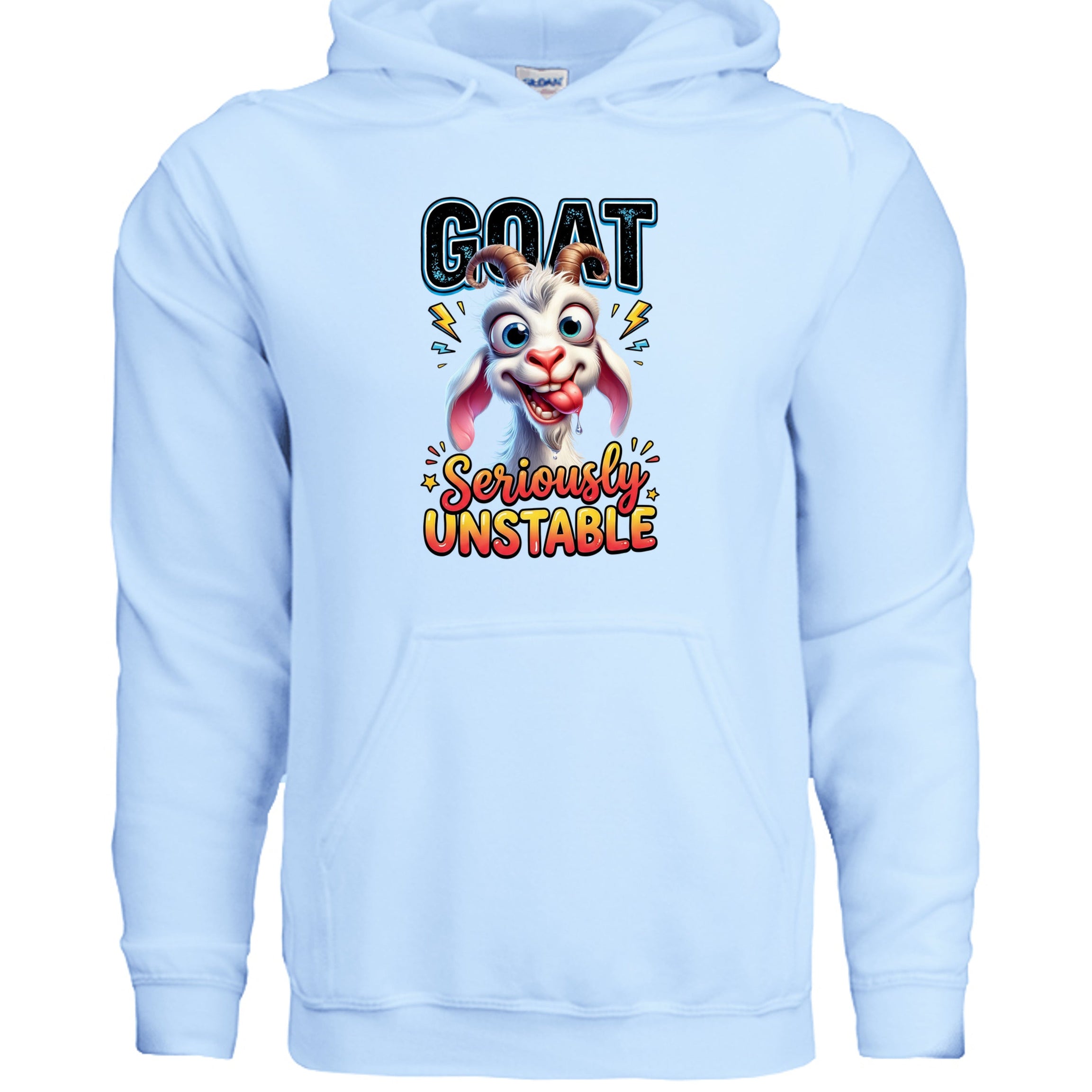 Seriously Unstable Goat Hoodie - Funny Animal Lover Gift