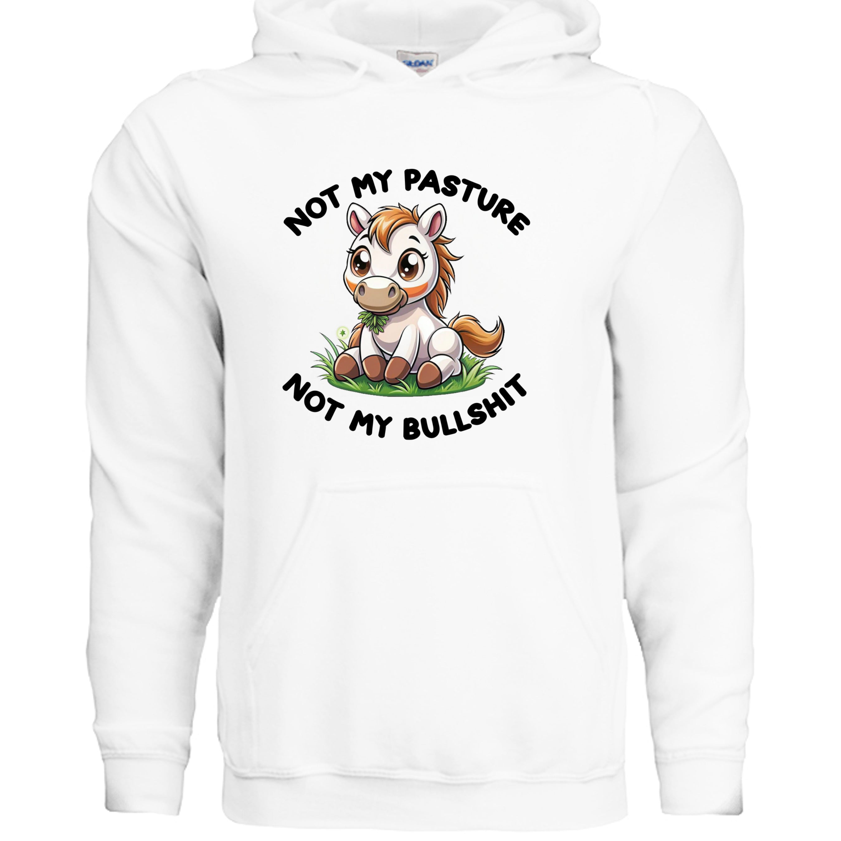 Not My Pasture Funny Pet Lover Hoodie - Unisex Sweatshirt