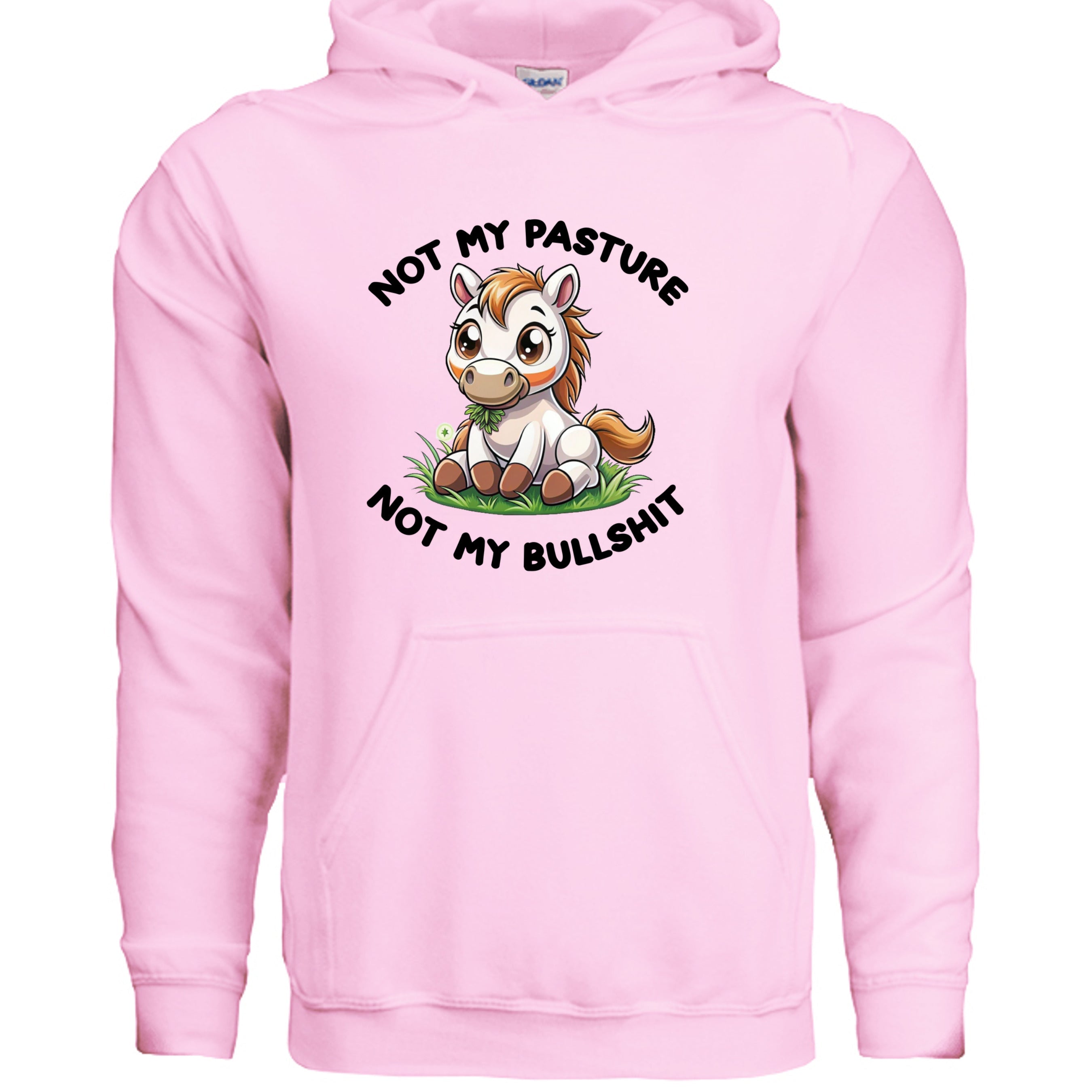 Not My Pasture Funny Pet Lover Hoodie - Unisex Sweatshirt