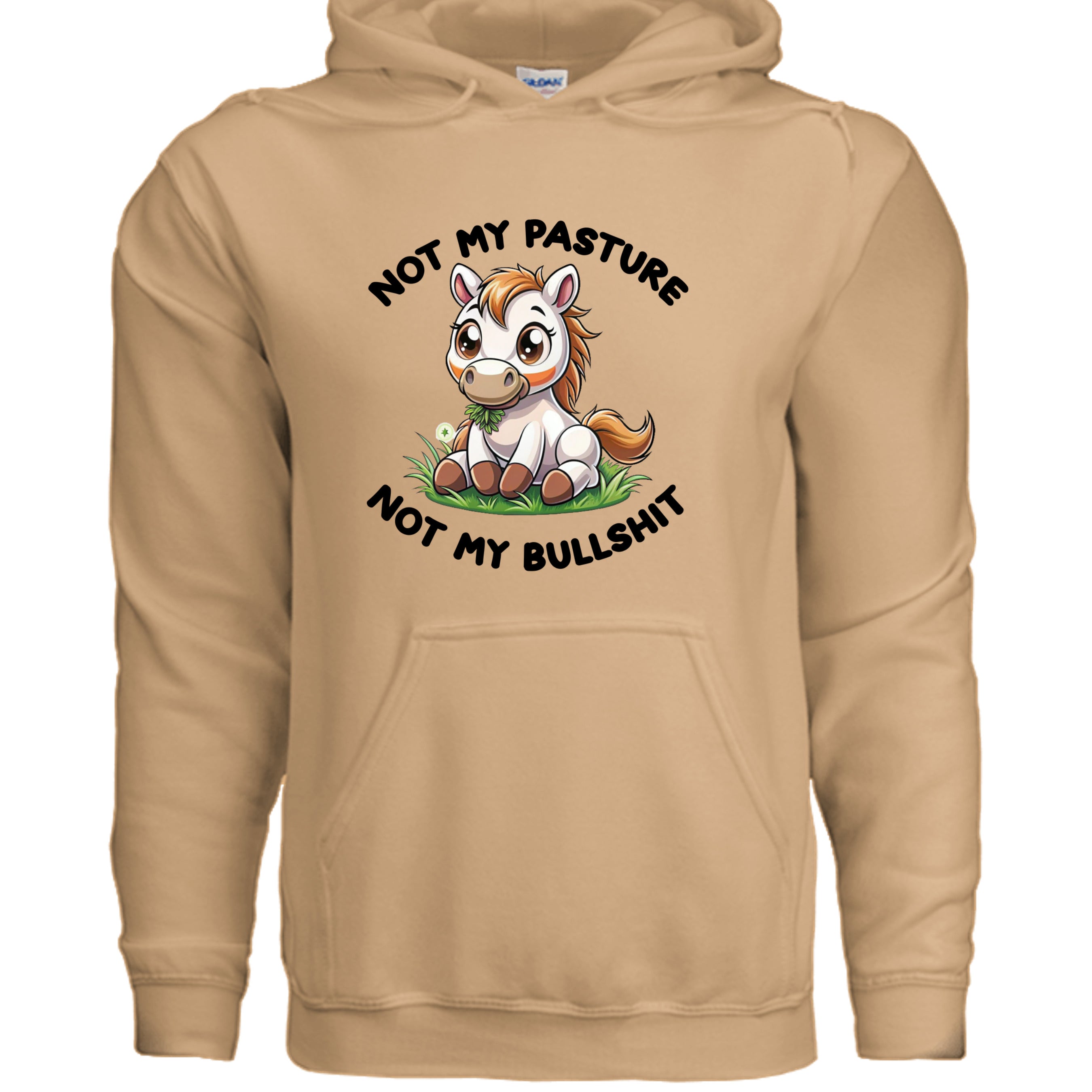 Not My Pasture Funny Pet Lover Hoodie - Unisex Sweatshirt