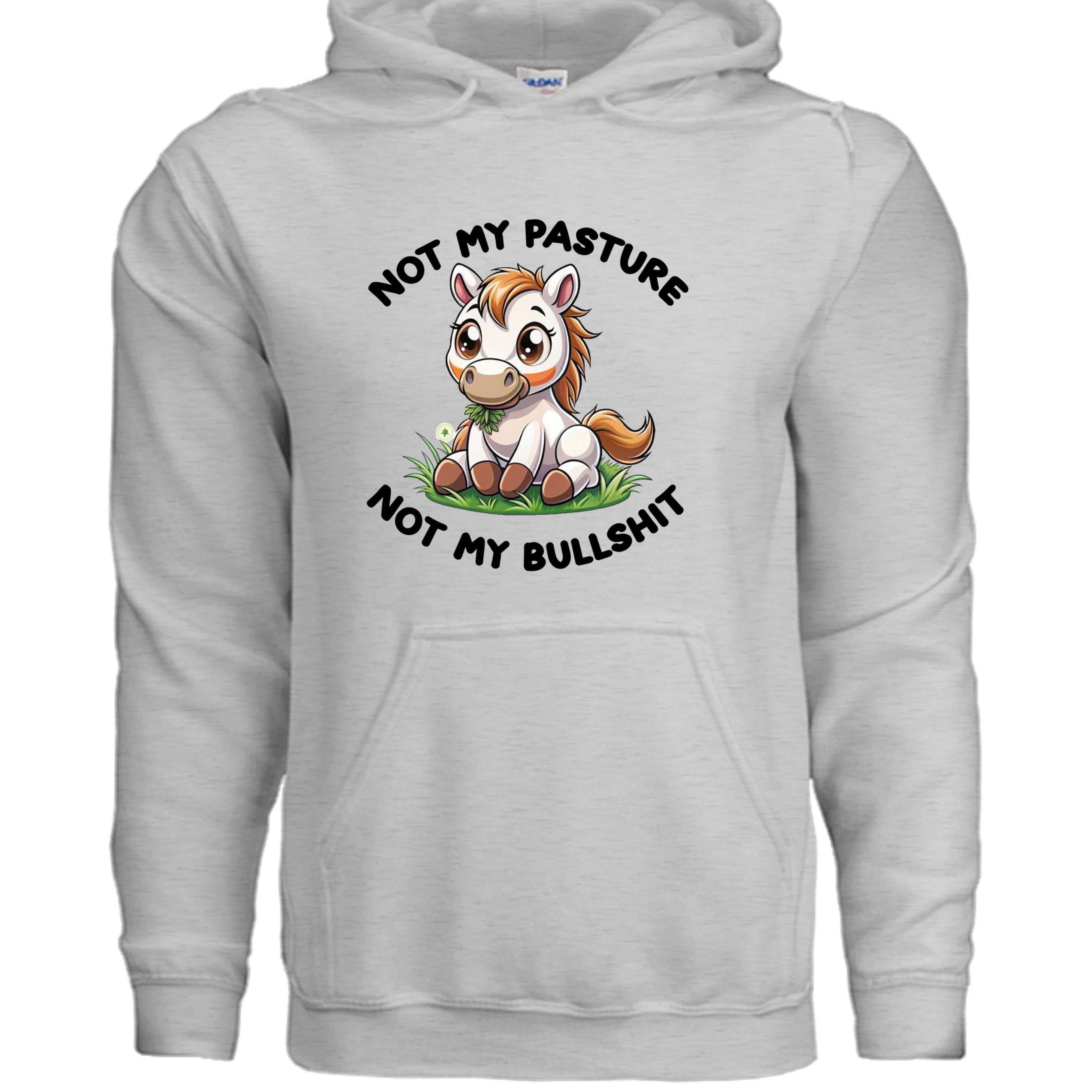 Not My Pasture Funny Pet Lover Hoodie - Unisex Sweatshirt