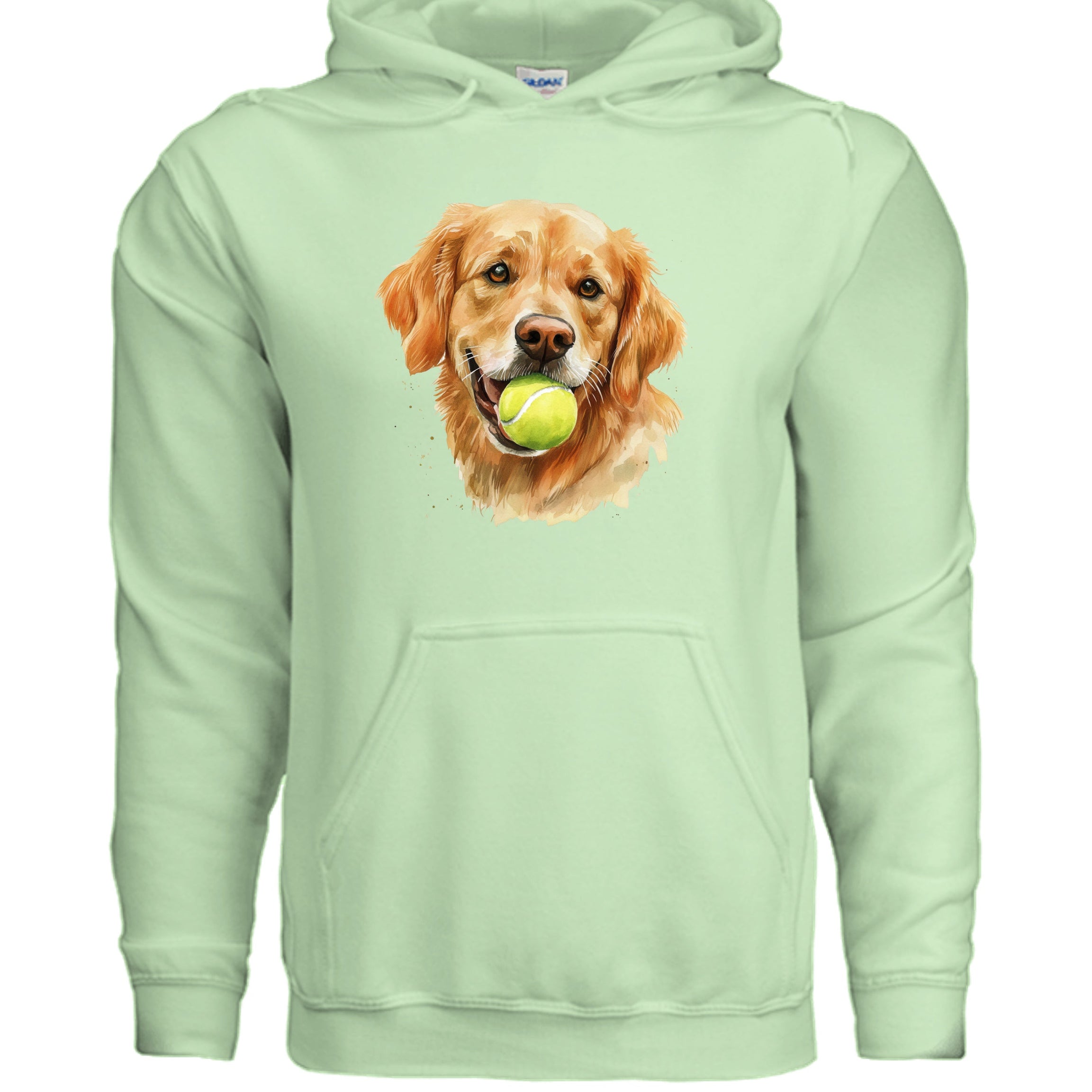 Golden Retriever Hoodie Tennis Ball - Dog Lover Sweatshirt