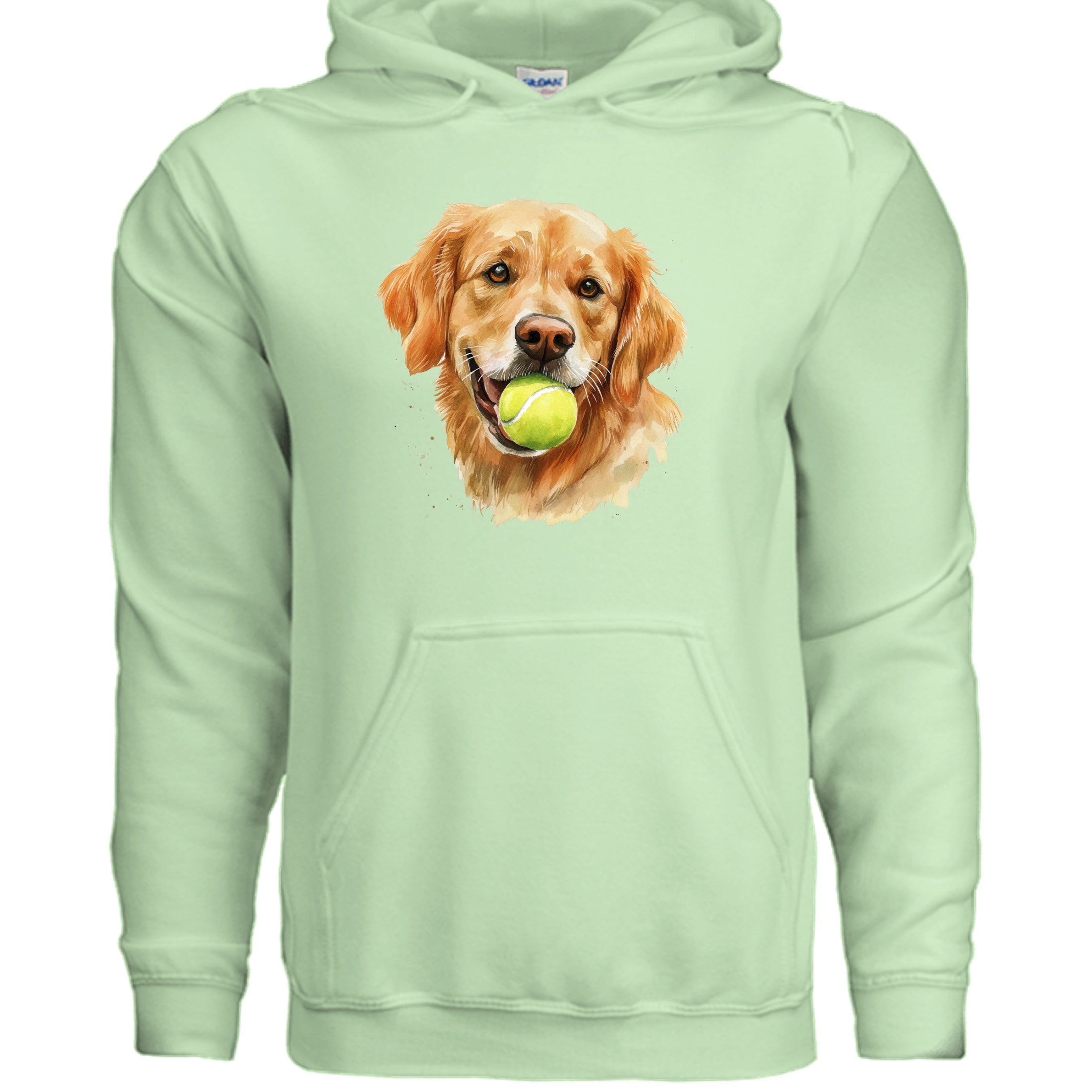 Golden Retriever Hoodie Tennis Ball - Dog Lover Sweatshirt