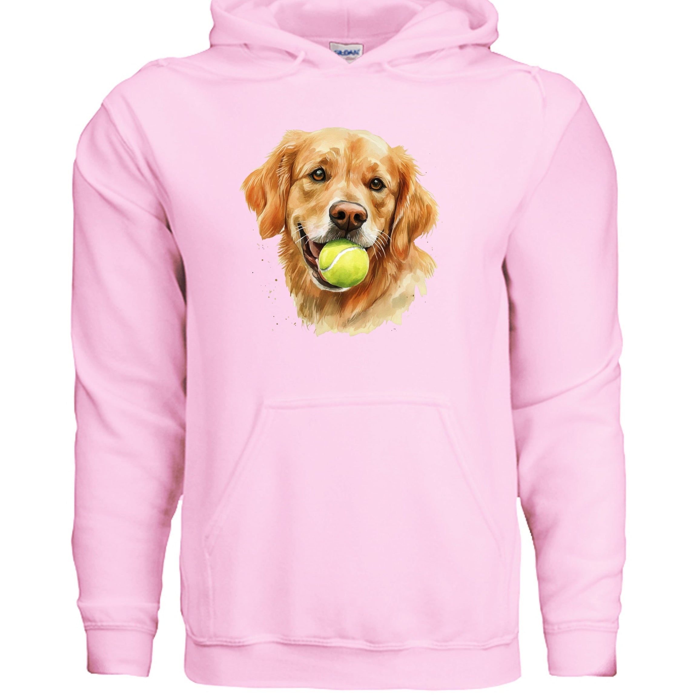 Golden Retriever Hoodie Tennis Ball - Dog Lover Sweatshirt