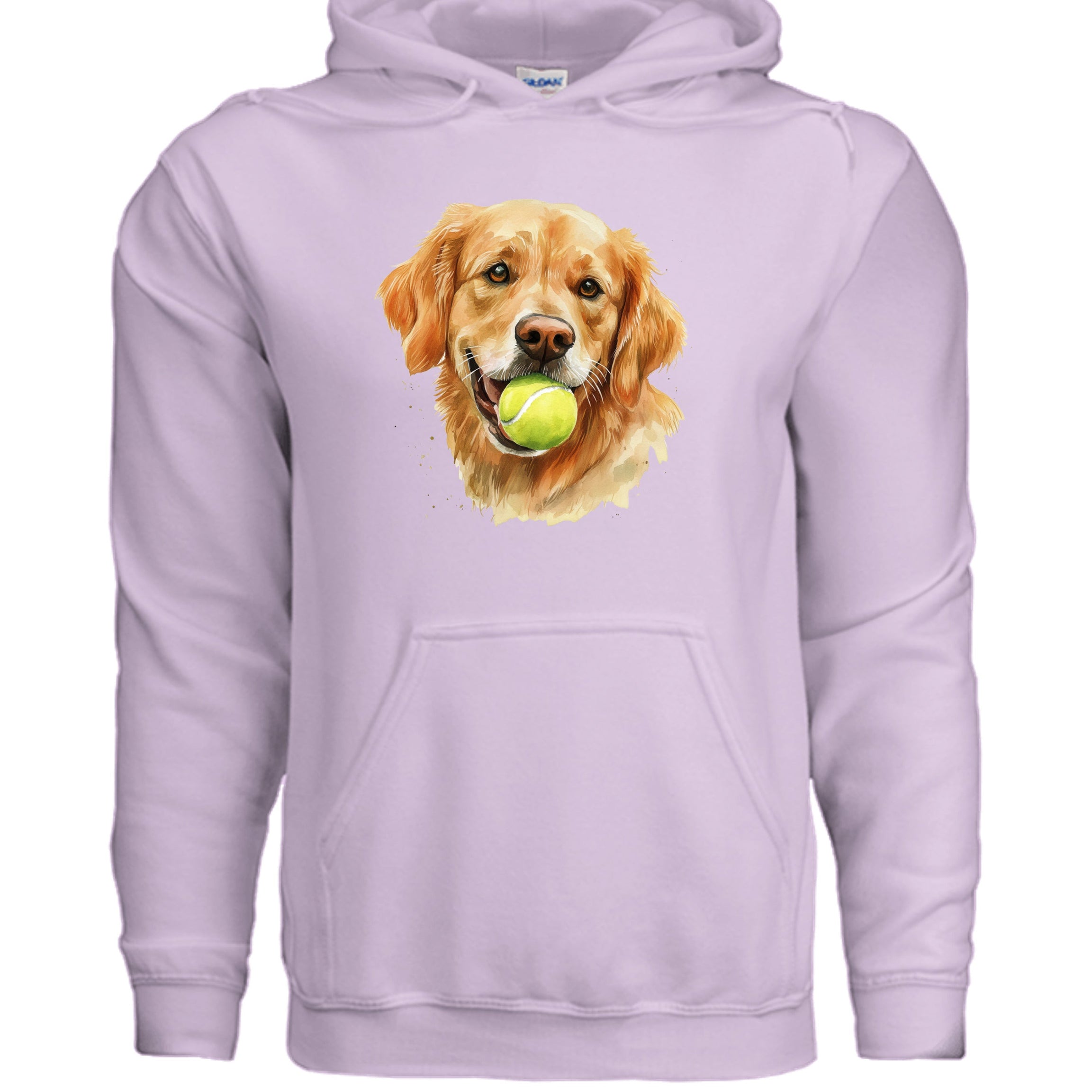 Golden Retriever Hoodie Tennis Ball - Dog Lover Sweatshirt