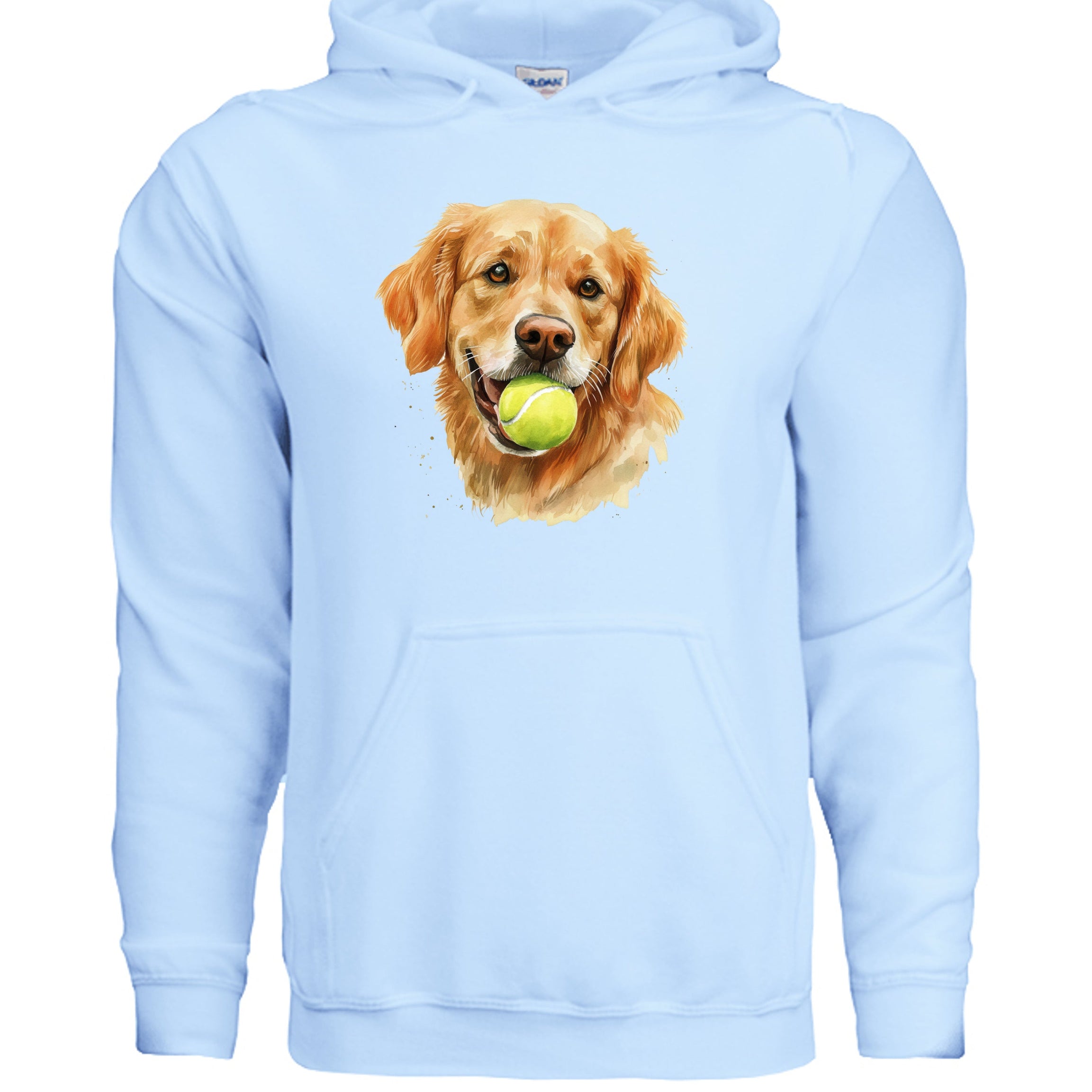 Golden Retriever Hoodie Tennis Ball - Dog Lover Sweatshirt