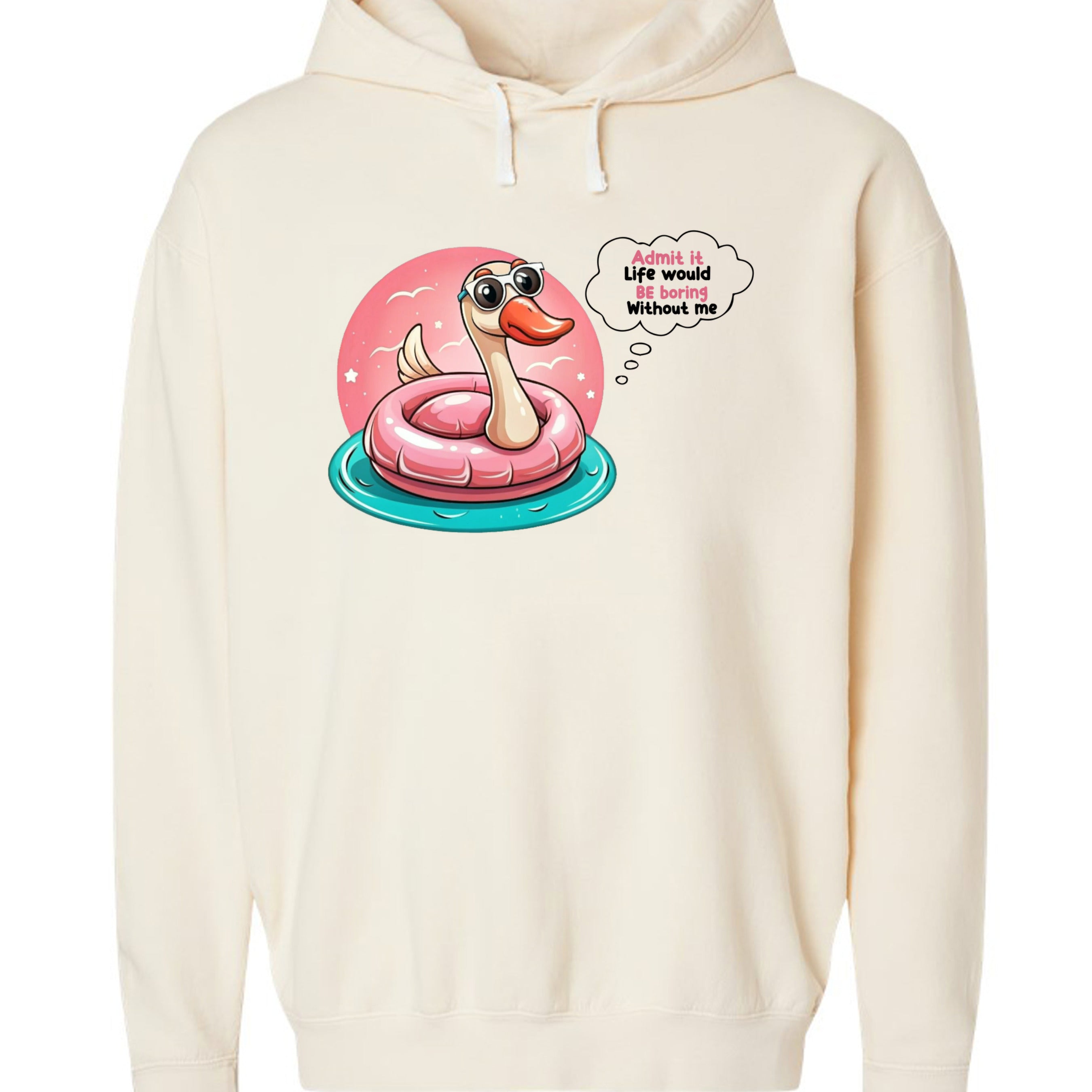 Funny Animal Admit It Hoodie - Comfort Colors Unisex Lightweight