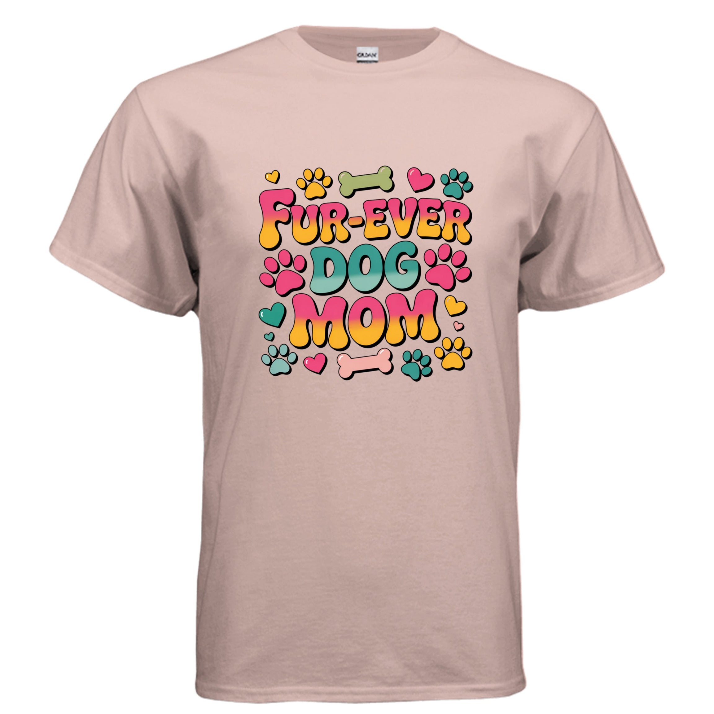 Funny Dog Mom T-Shirt - "Fur-Ever Dog Mom"
