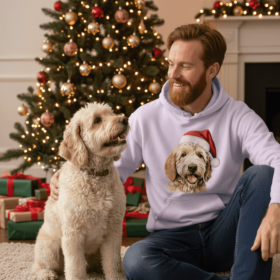 Goldendoodle Holiday Hoodie for Dog Lovers - Cozy Festive Gift