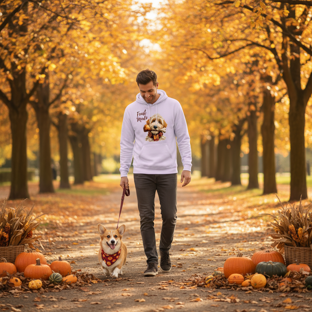 What's a Good Thanksgiving Hoodie for Dog Lovers? Feast Doodle