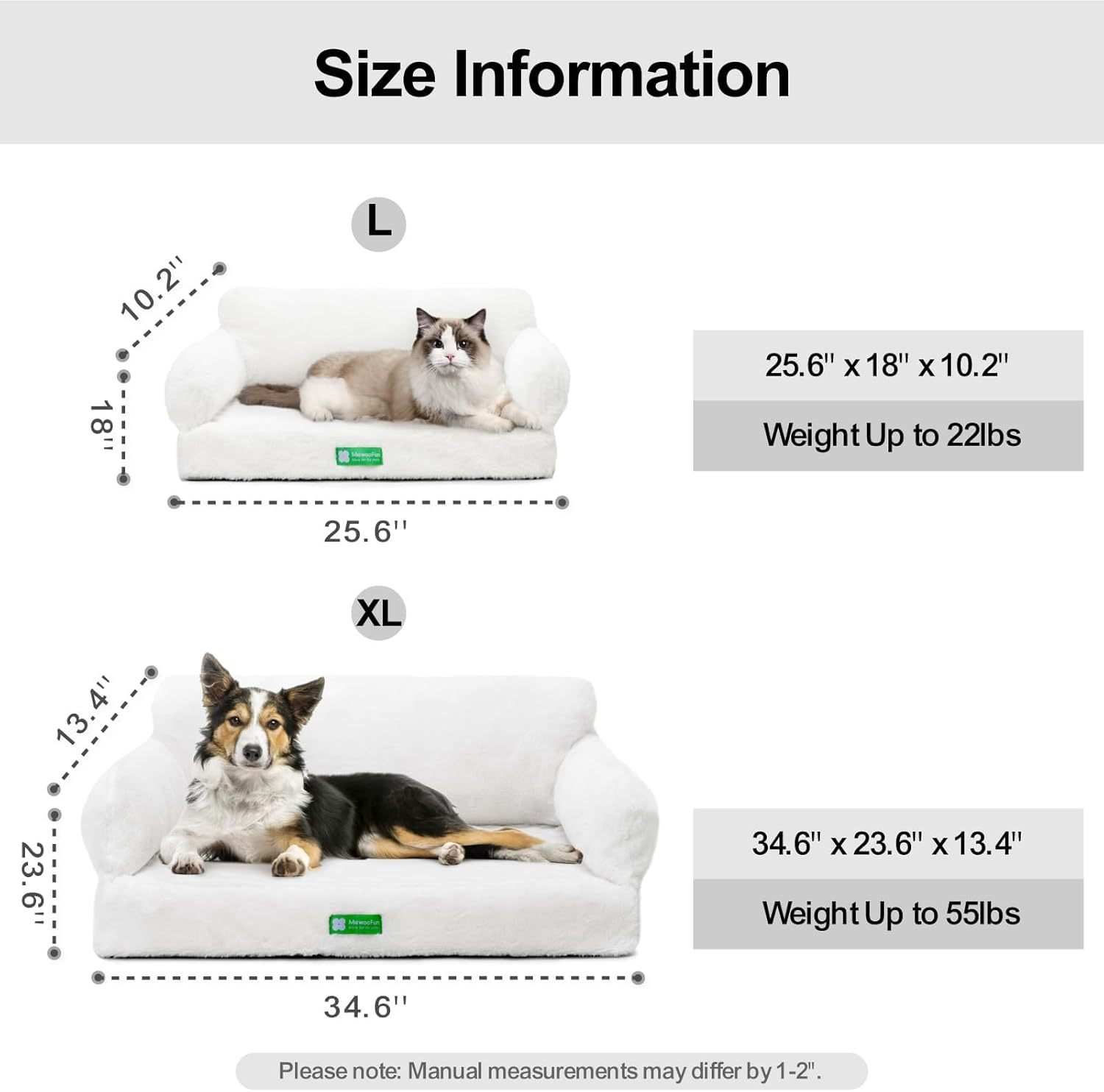 Orthopedic Egg Foam Dog Bed - Washable