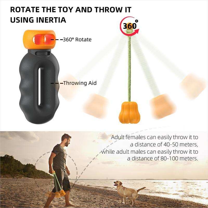 Indestructible Dog Rope Toy - Heavy Duty Fetch & Tug Toy for Aggressive Chewers