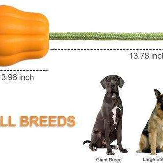 Indestructible Dog Rope Toy - Heavy Duty Fetch & Tug Toy for Aggressive Chewers