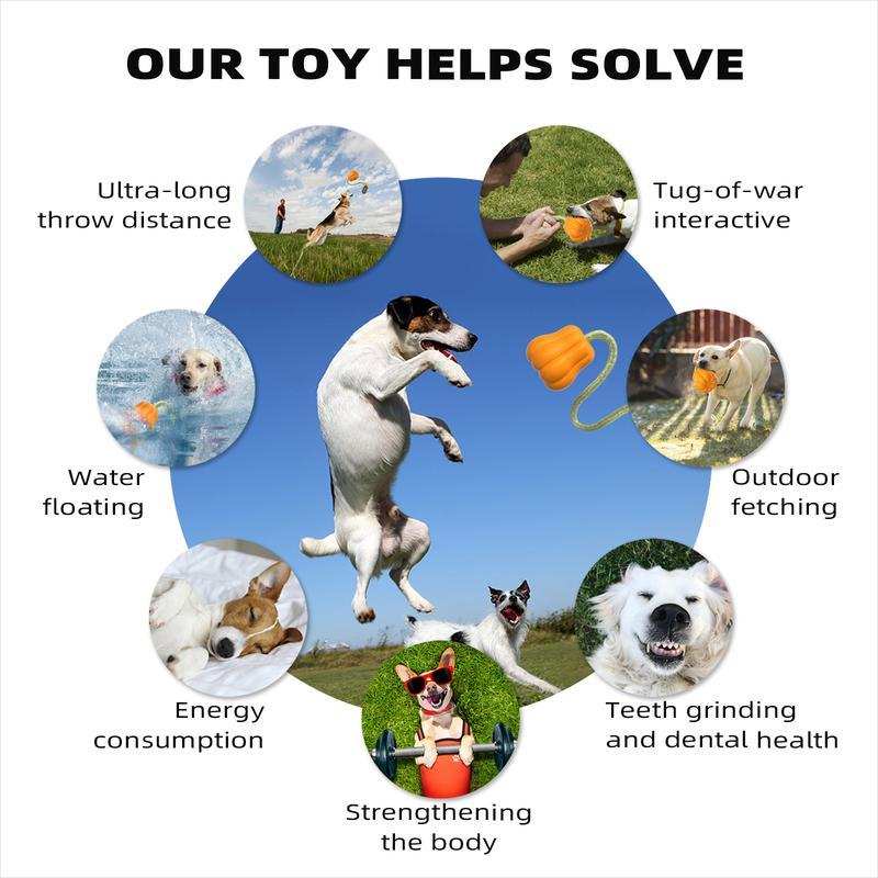 Indestructible Dog Rope Toy - Heavy Duty Fetch & Tug Toy for Aggressive Chewers