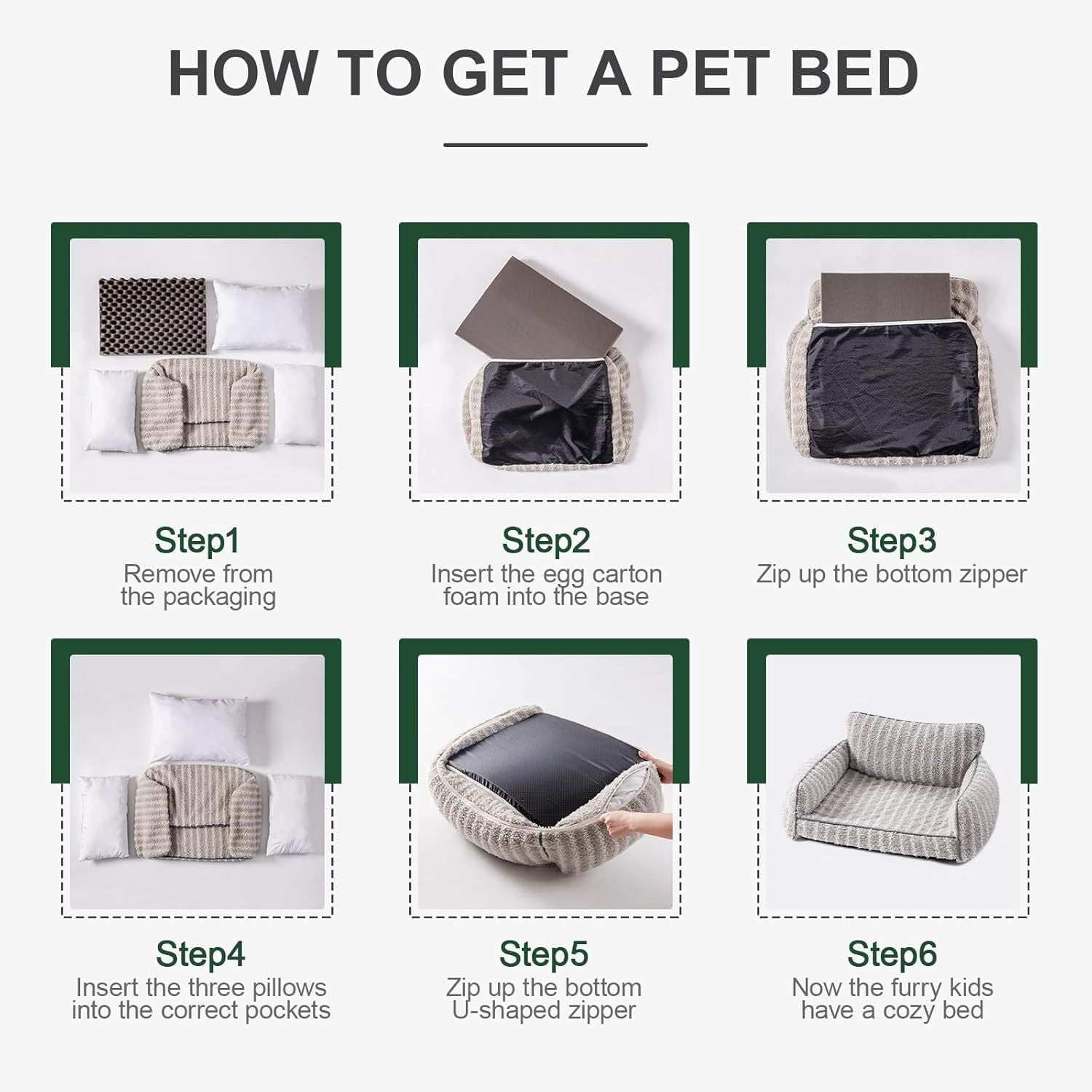 Orthopedic Pet Sofa - Small to Medium Size