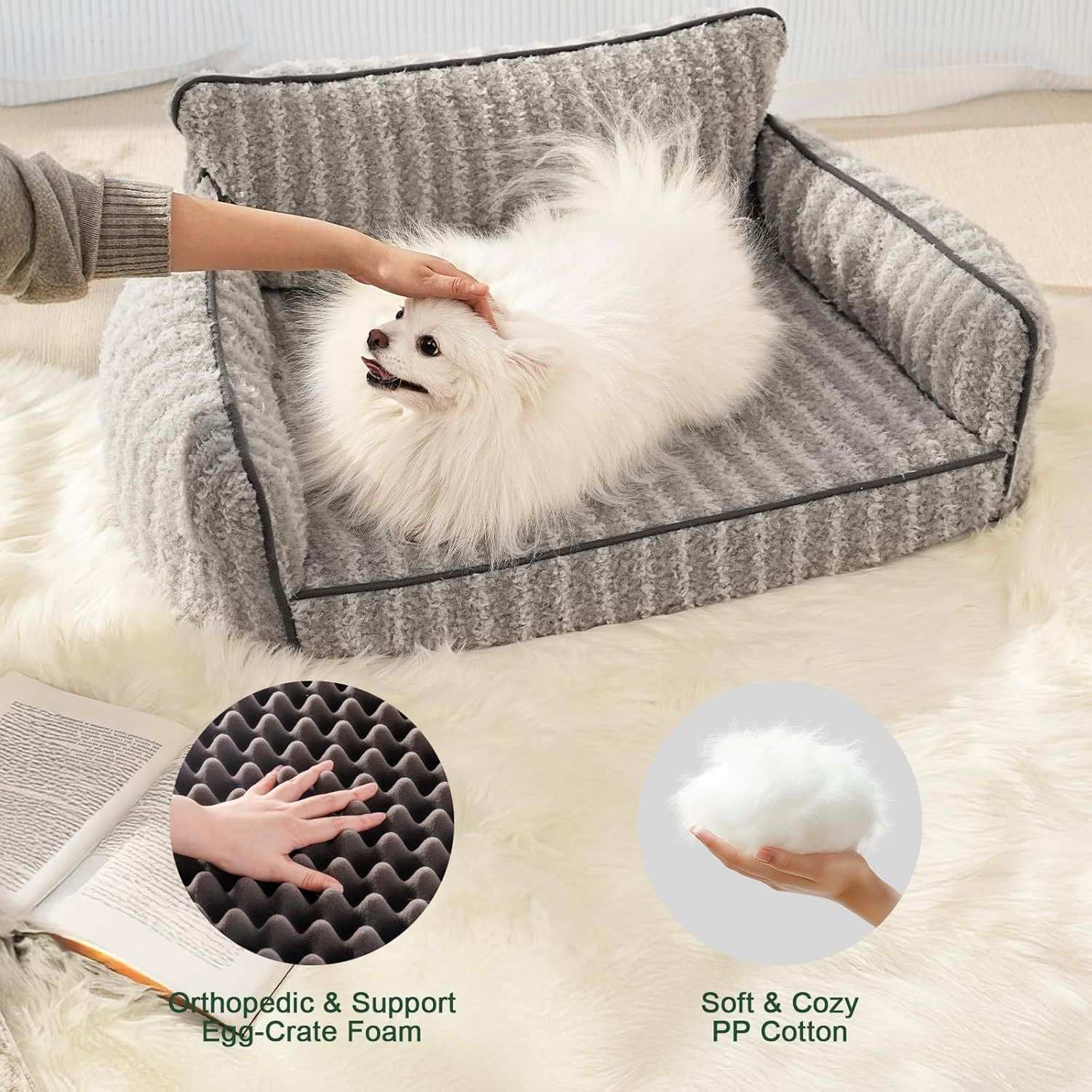 Orthopedic Pet Sofa - Small to Medium Size