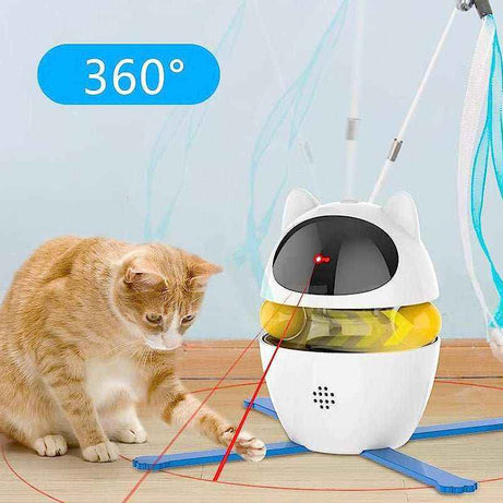 Automatic Laser Cat Toy with 360° Rotation - USB Rechargeable