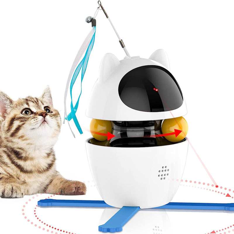 Automatic Laser Cat Toy with 360° Rotation - USB Rechargeable
