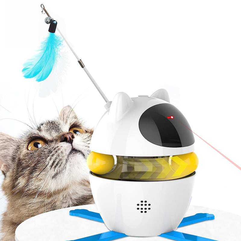 Automatic Laser Cat Toy with 360° Rotation - USB Rechargeable