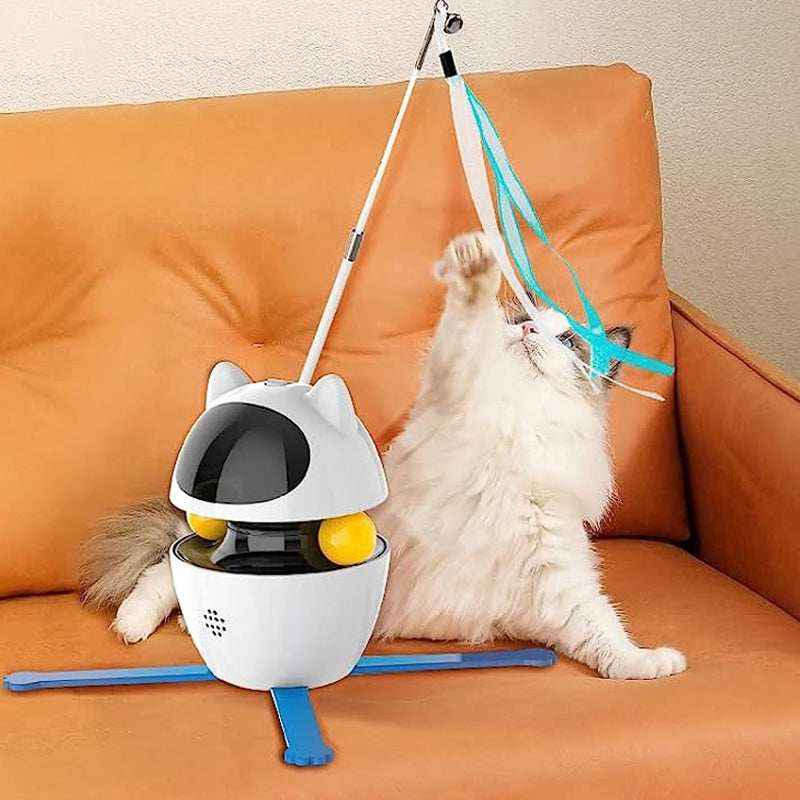 Automatic Laser Cat Toy with 360° Rotation - USB Rechargeable